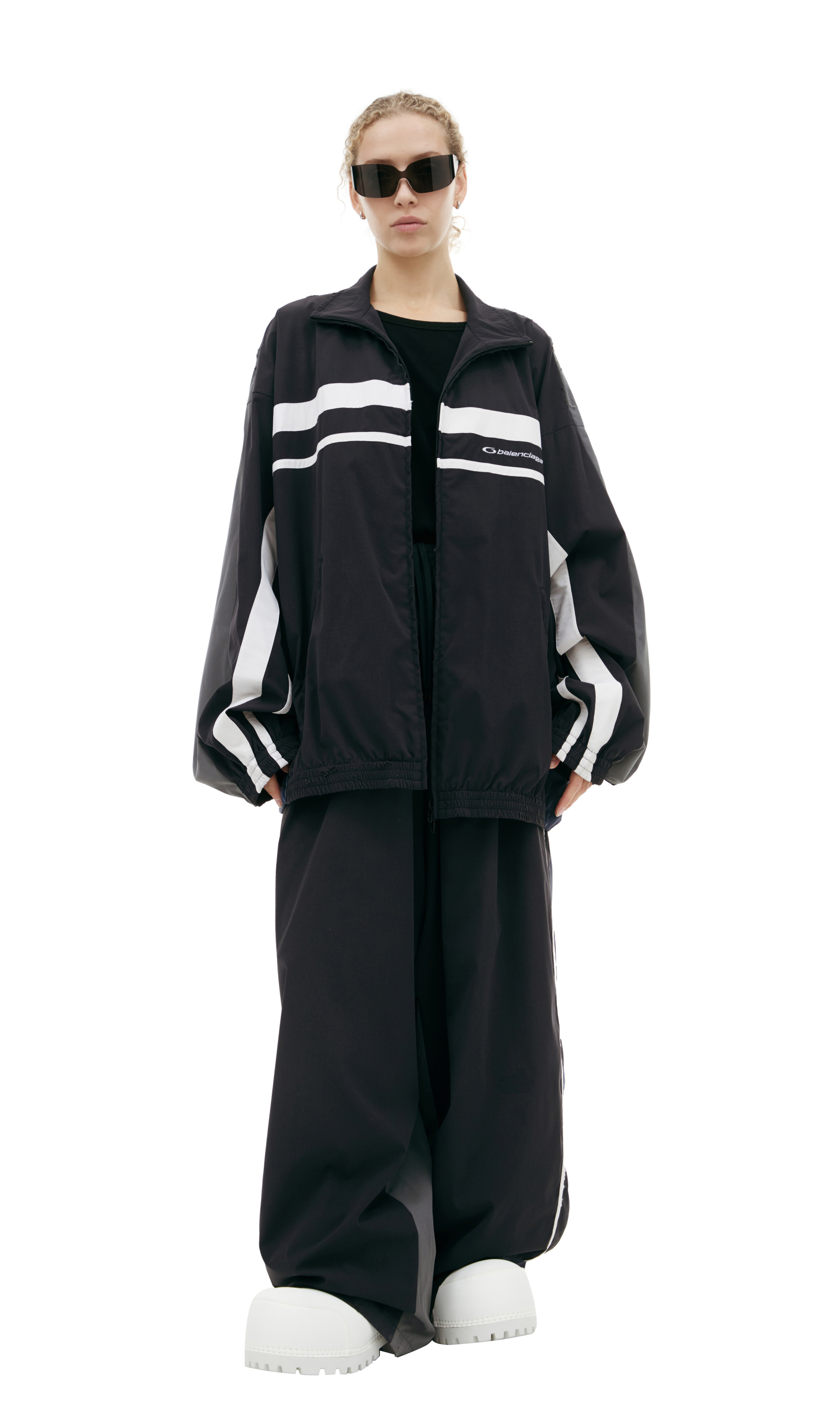 Balenciaga Black logo jacket