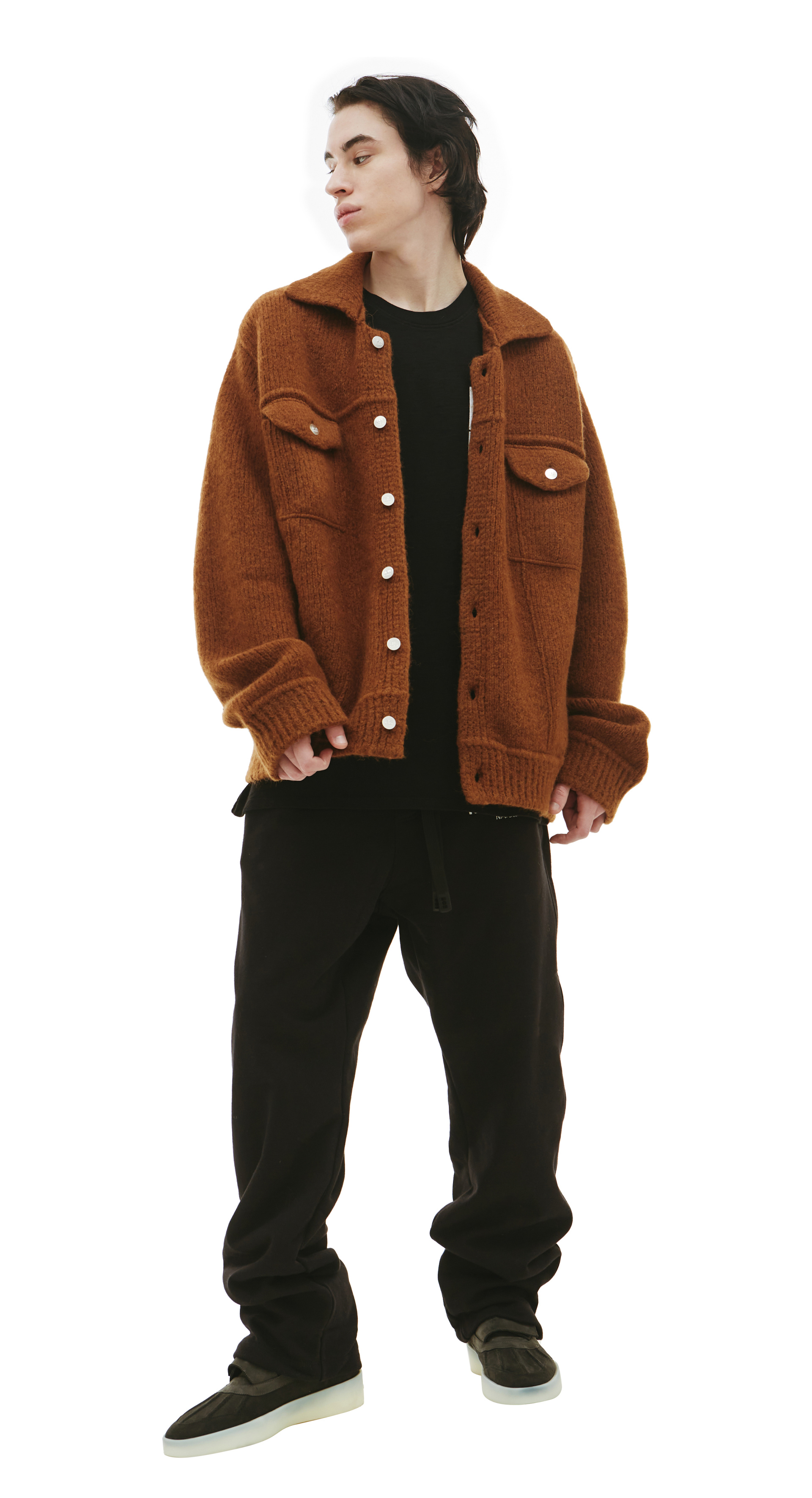 Nahmias Trucker wool cardigan