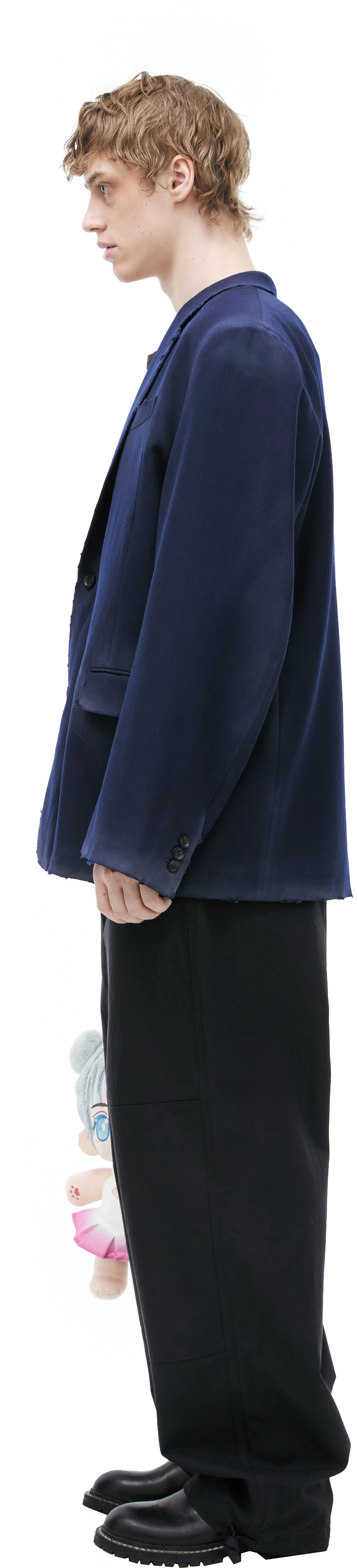 Doublet Jacket with a washed out effect