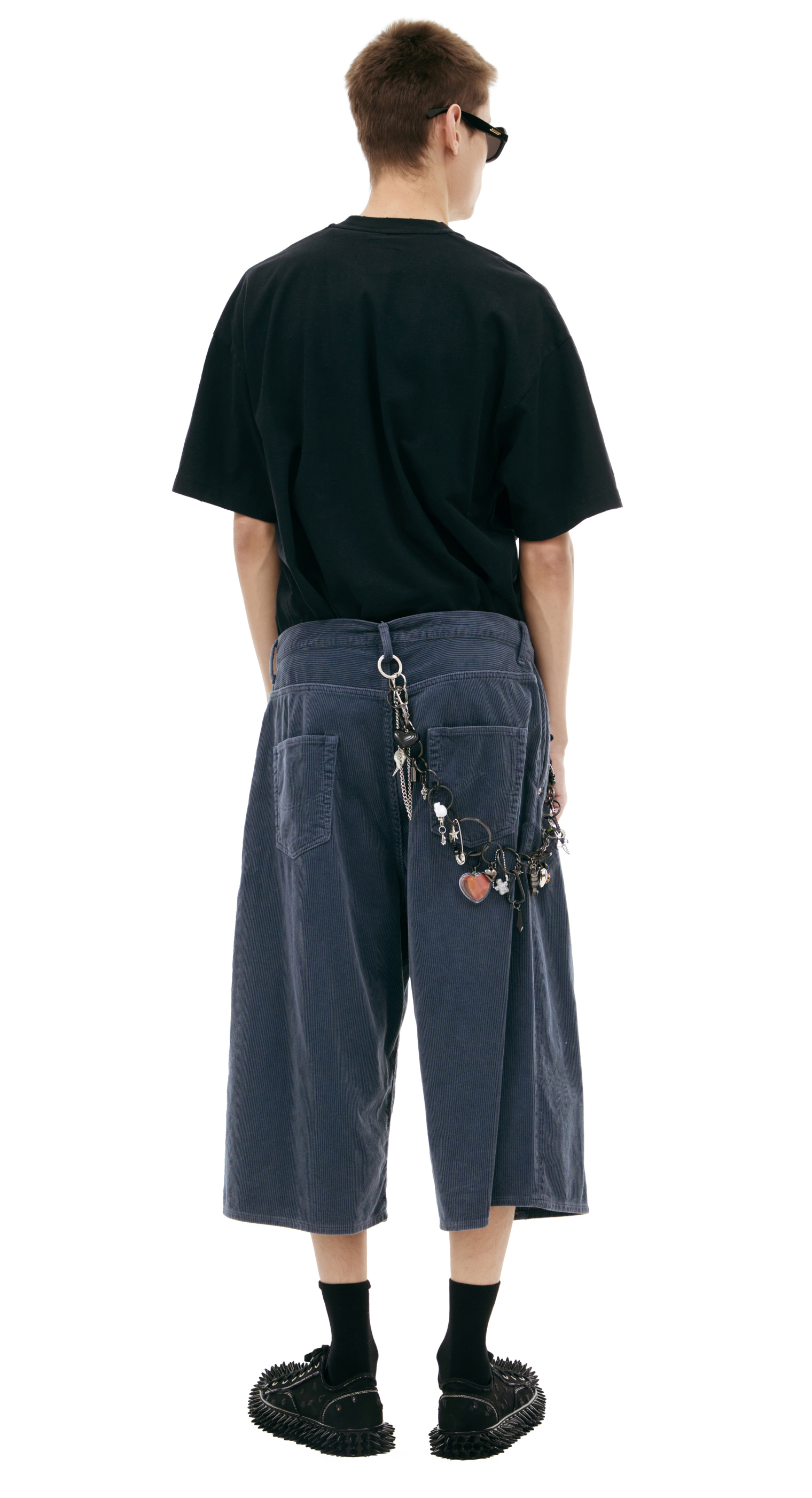 Doublet Cropped print trousers