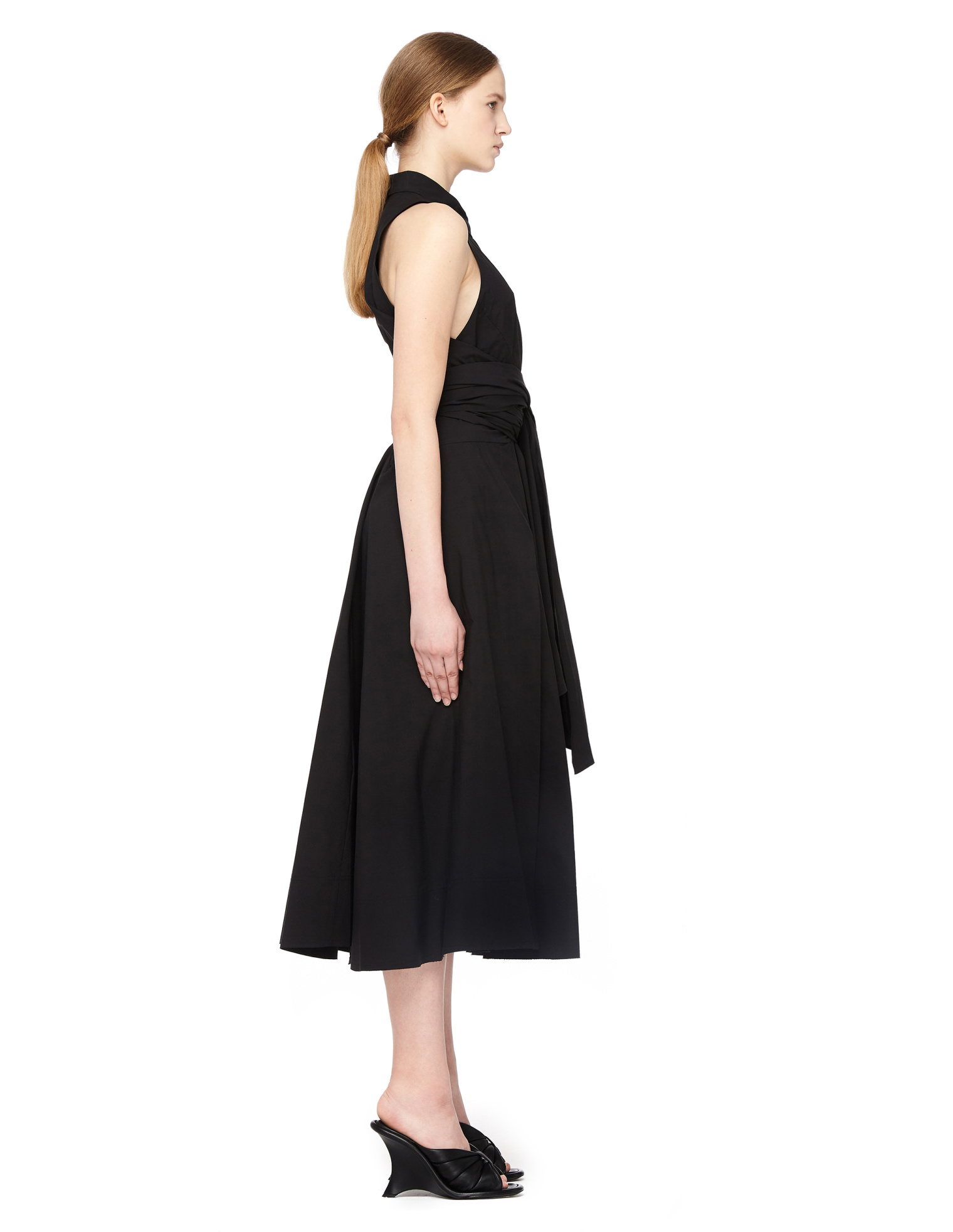 Urban Zen Belted wraparound shirt-dress