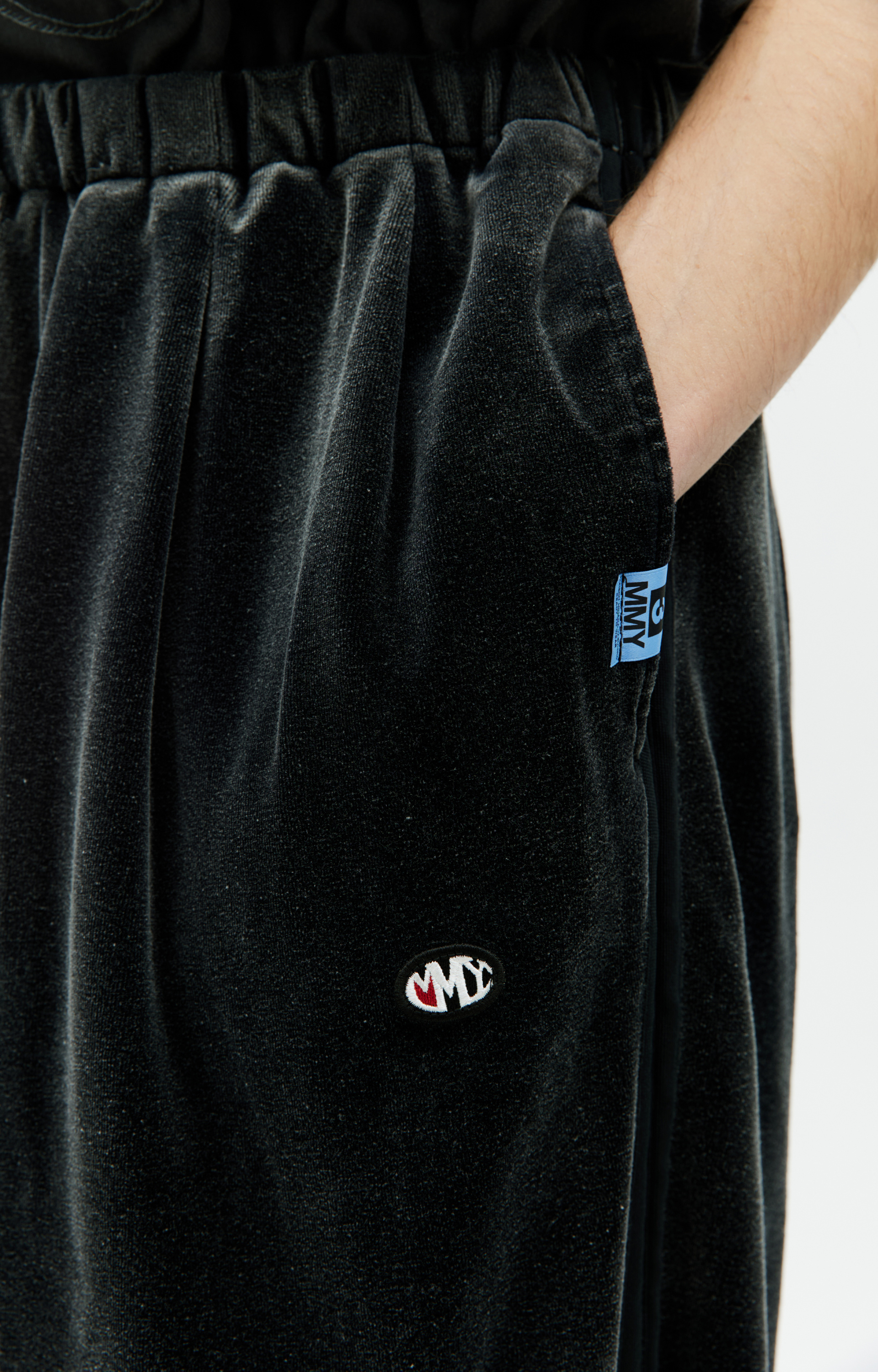 Maison Mihara Yasuhiro Velour track trousers