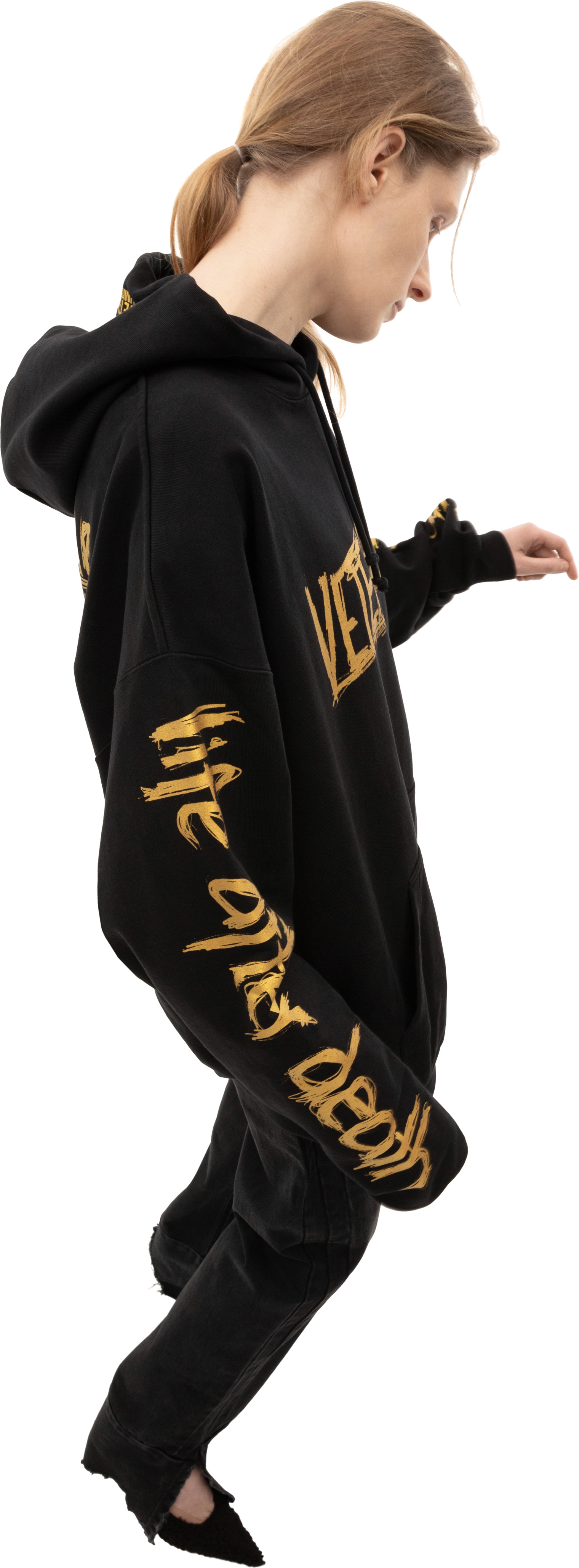 VETEMENTS World tour Golden Prints Hoodie