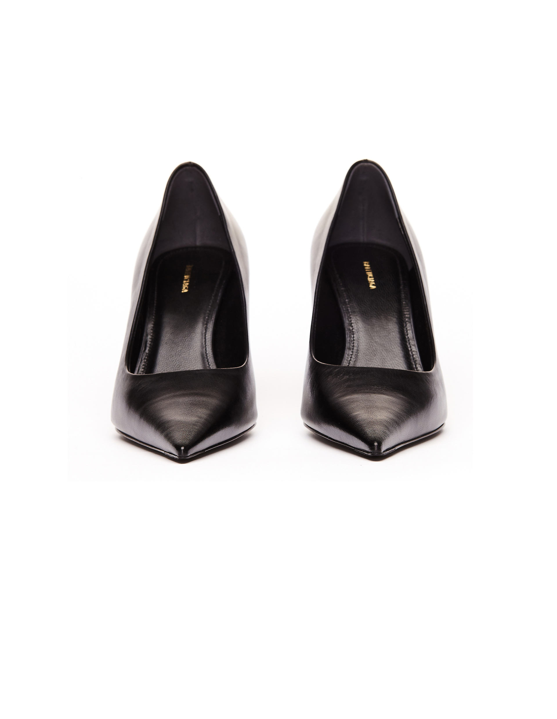Balenciaga Black Leather Knife Pumps