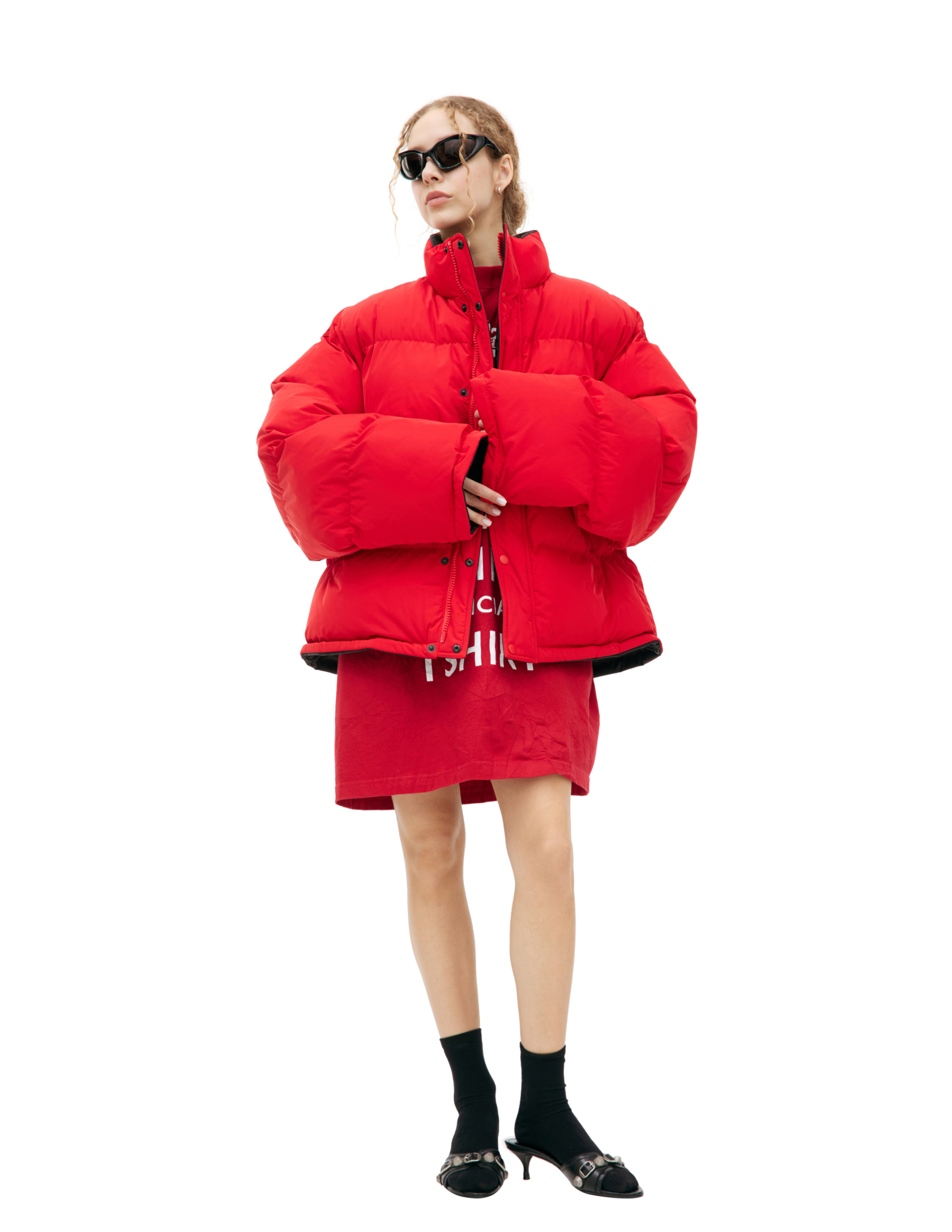 Balenciaga Two-way down jacket with zipper