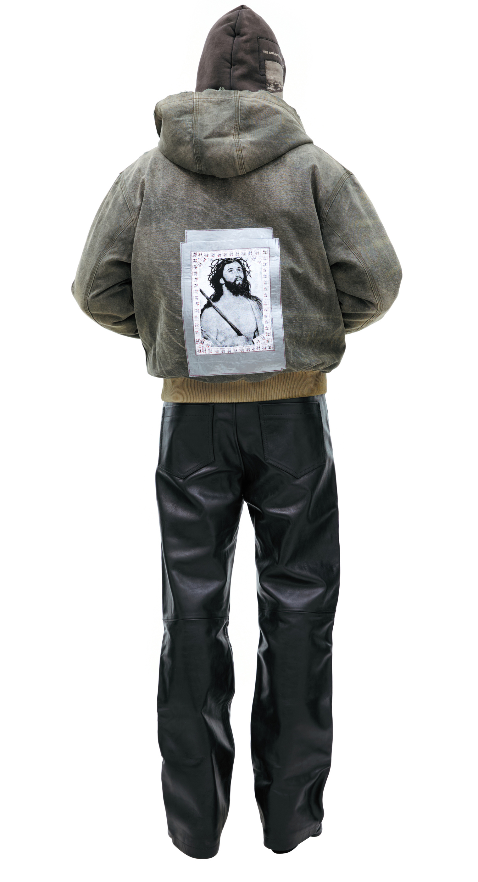Buy Enfants Riches Déprimés men grey denim jacket with patch for