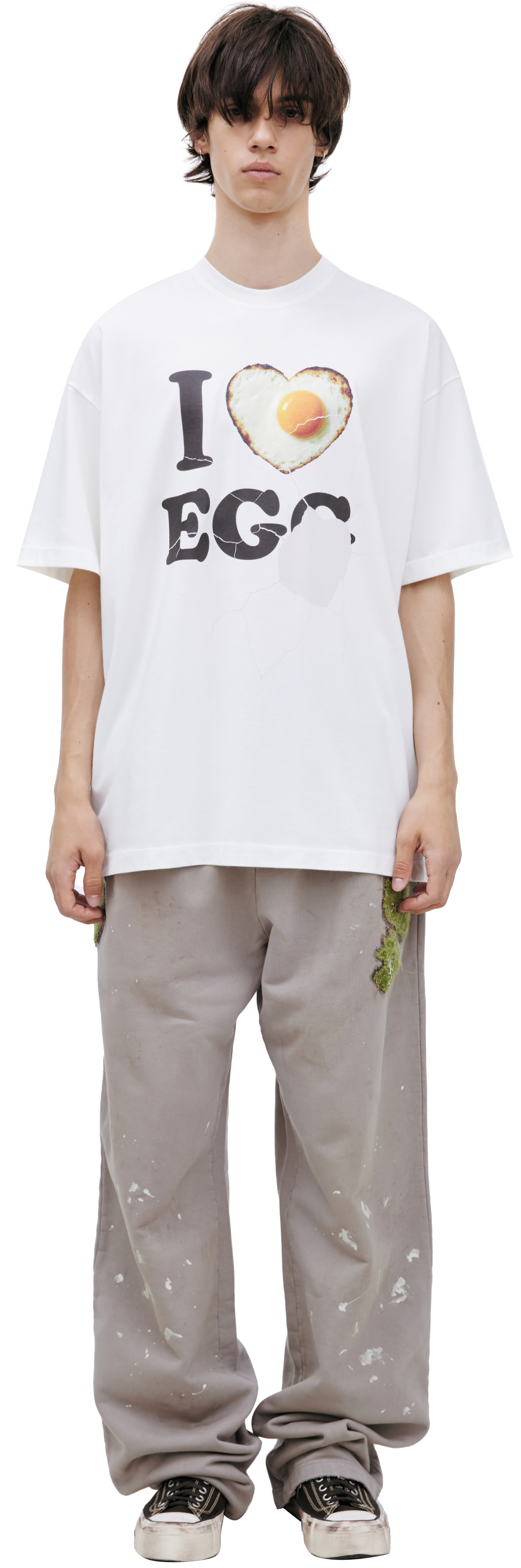 Doublet White T-shirt with a print