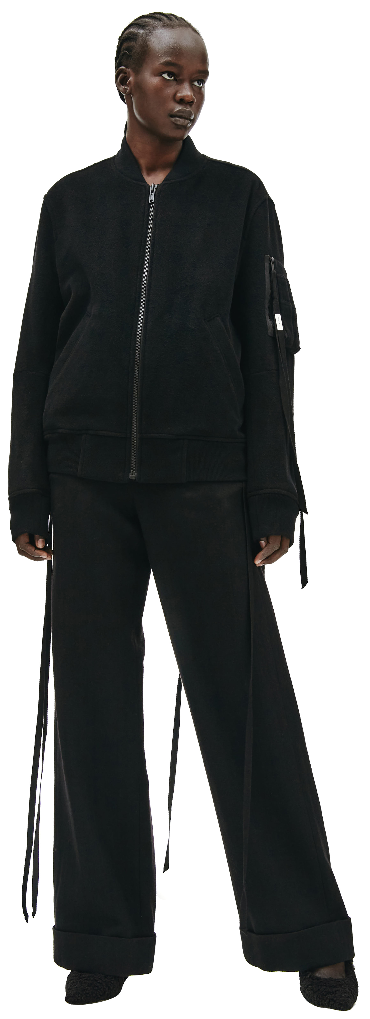 Ann Demeulemeester Andrea Bomber in black