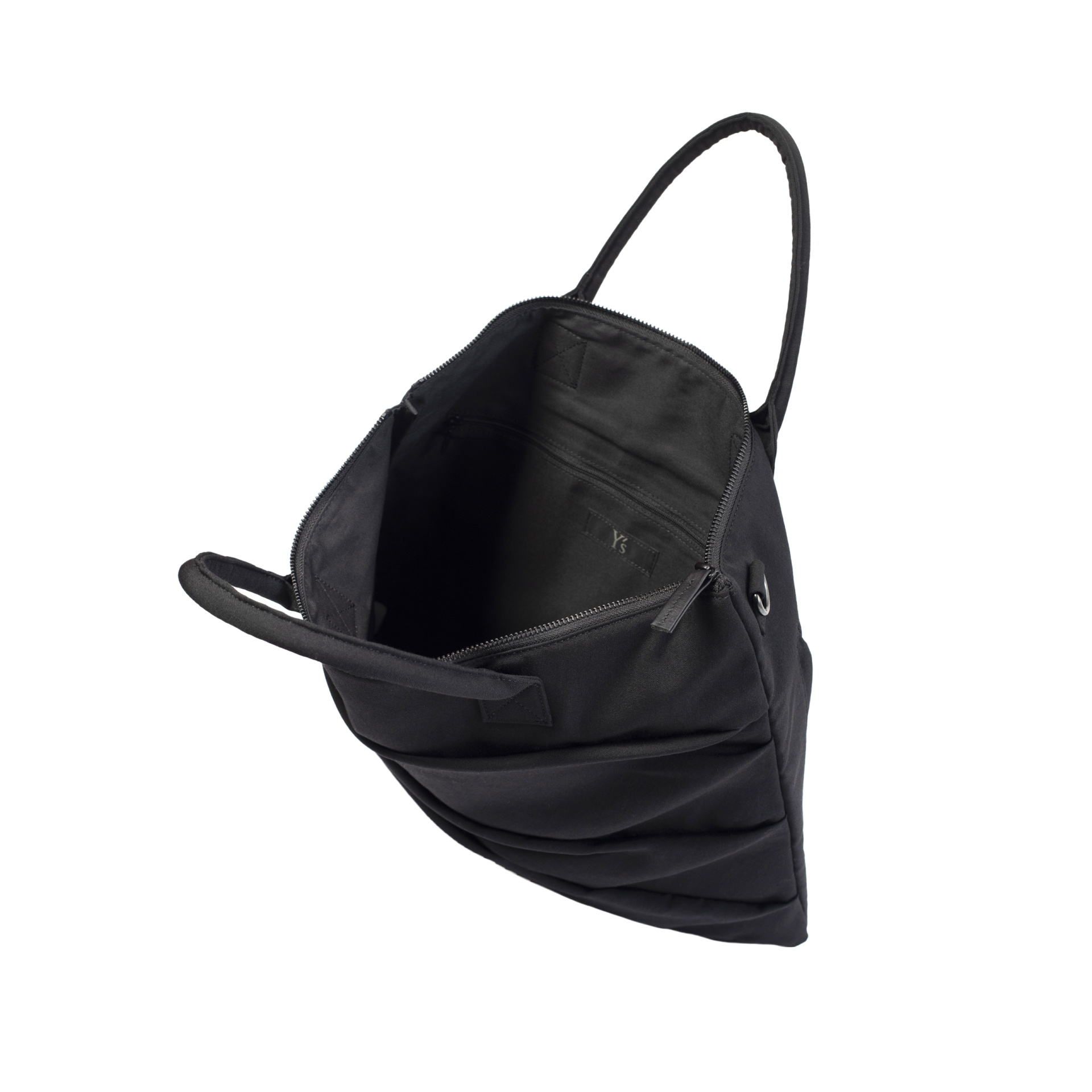 Y\'s Wool Paneled Drape Bag