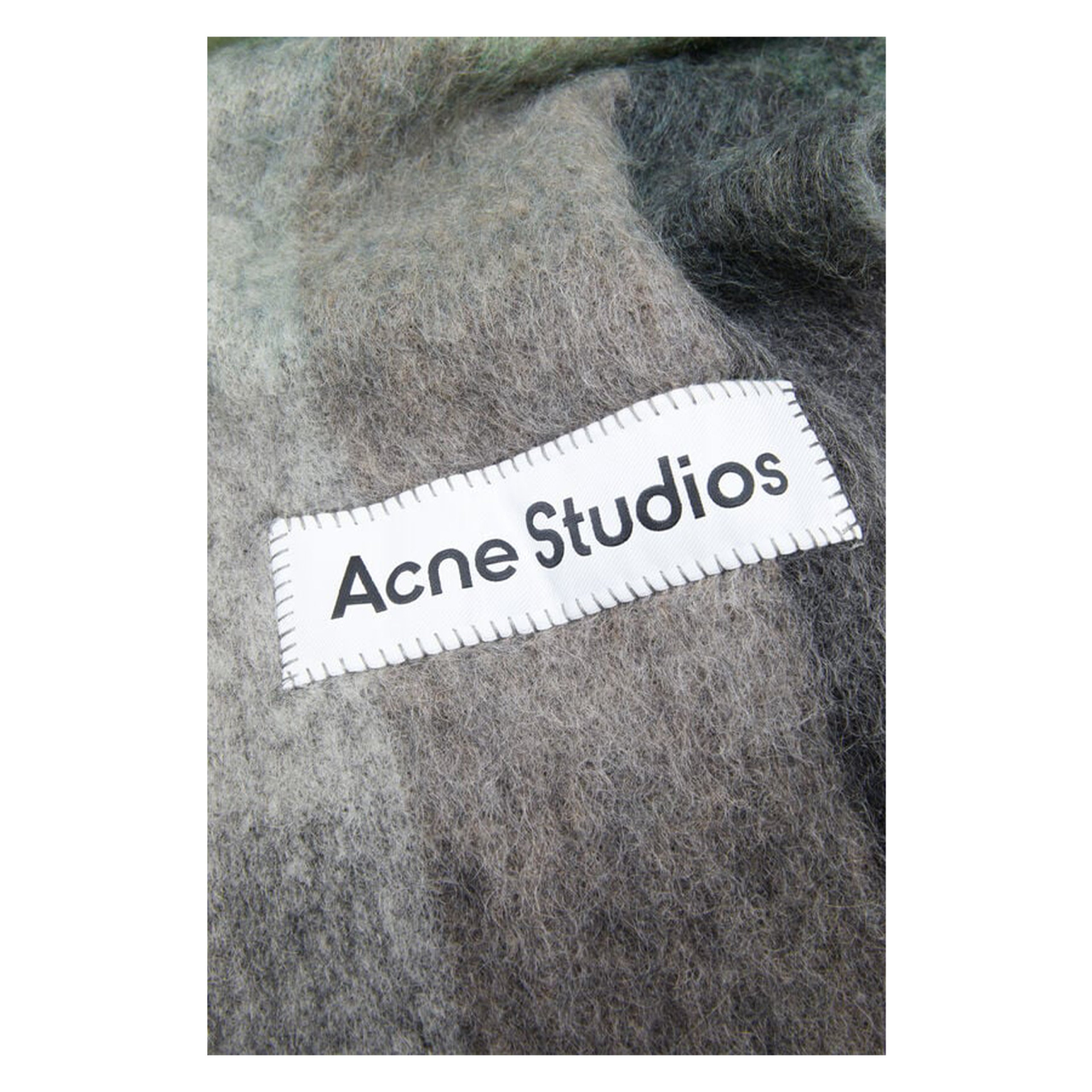 Acne Studios Mohair Checked Scarf