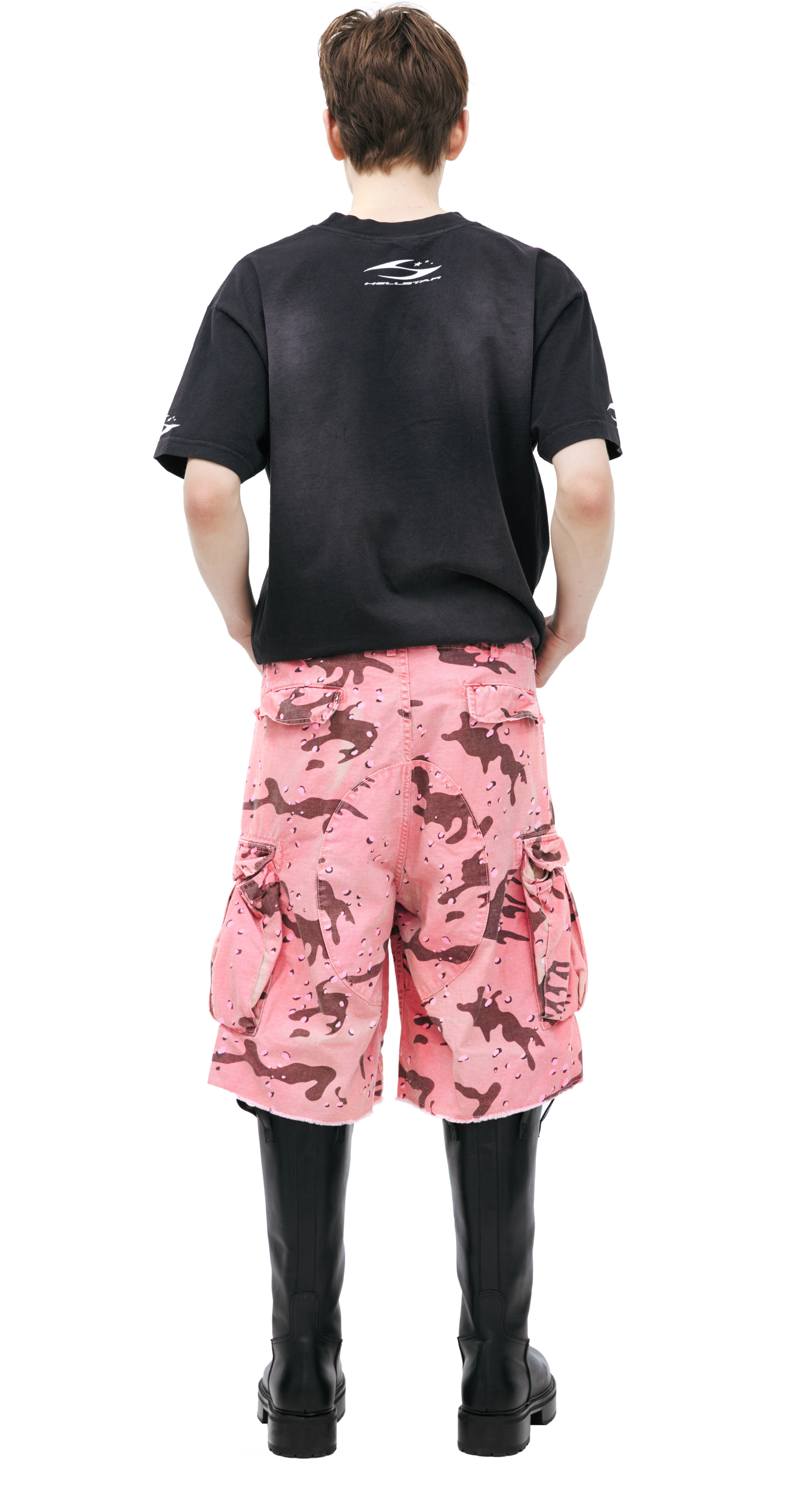 Hellstar Pink camo shorts