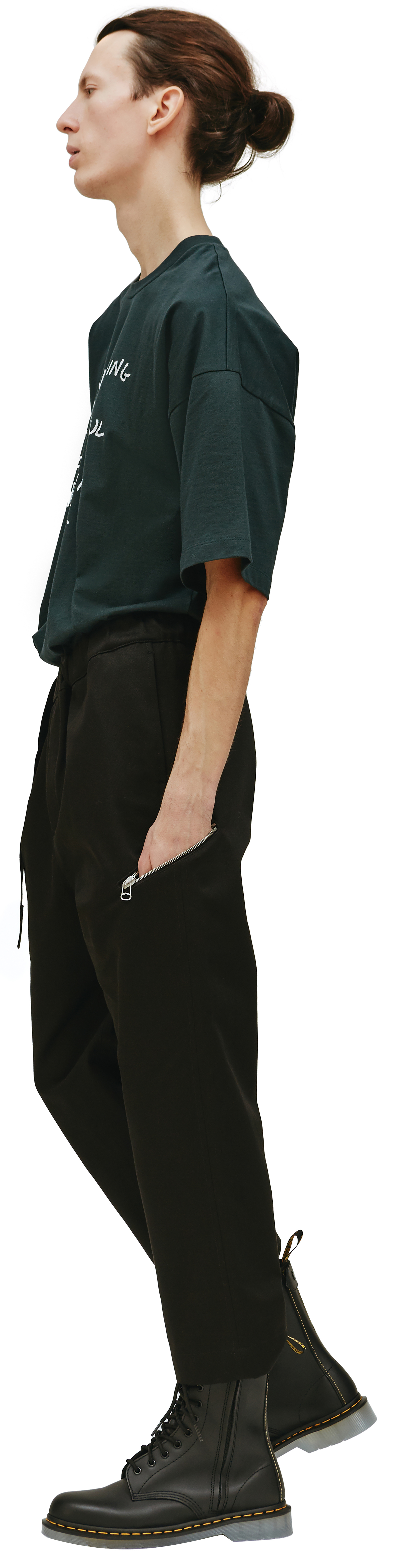OAMC Сropped trousers with belt