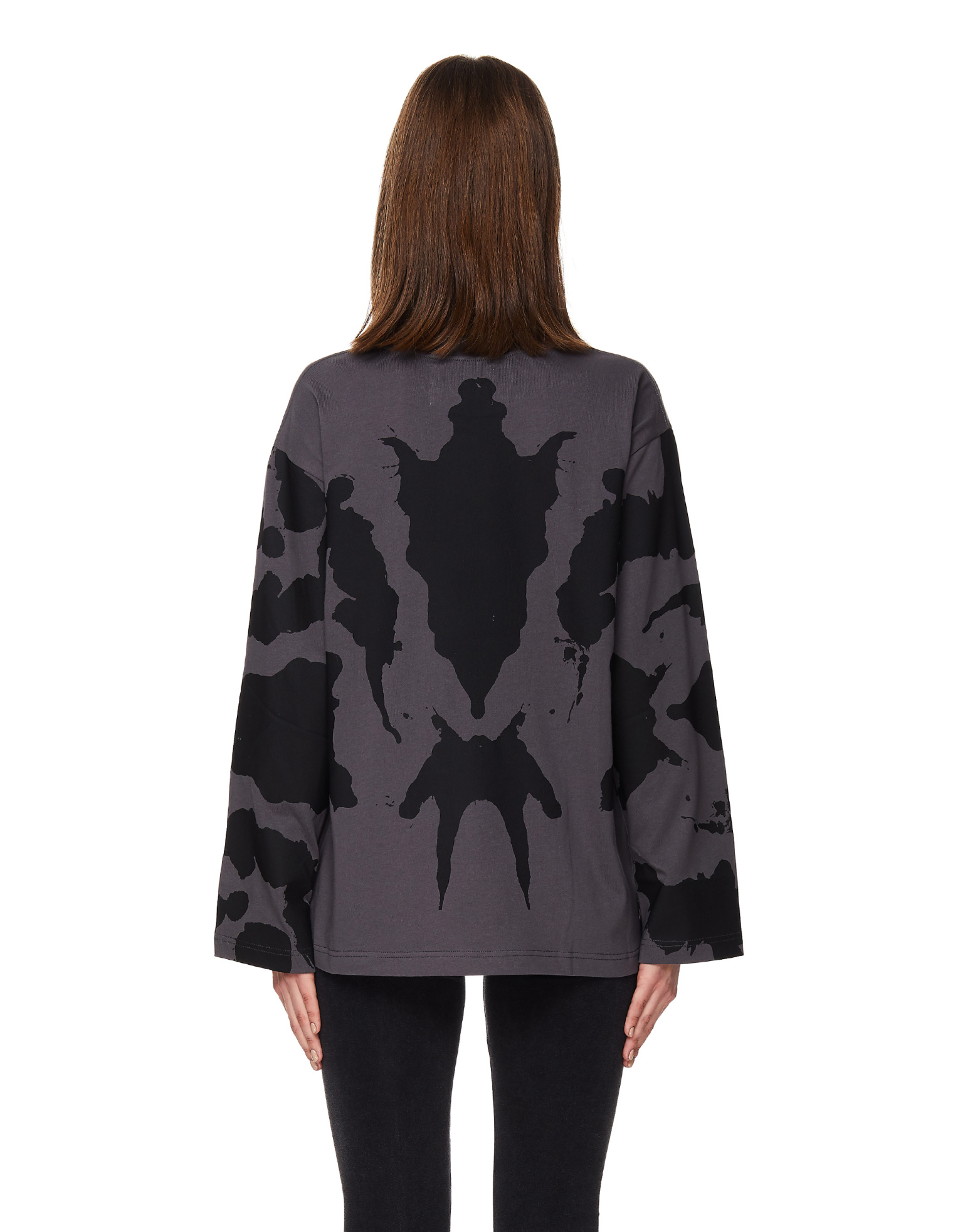 Youths in Balaclava Grey Cotton Printed L/S T-Shirt