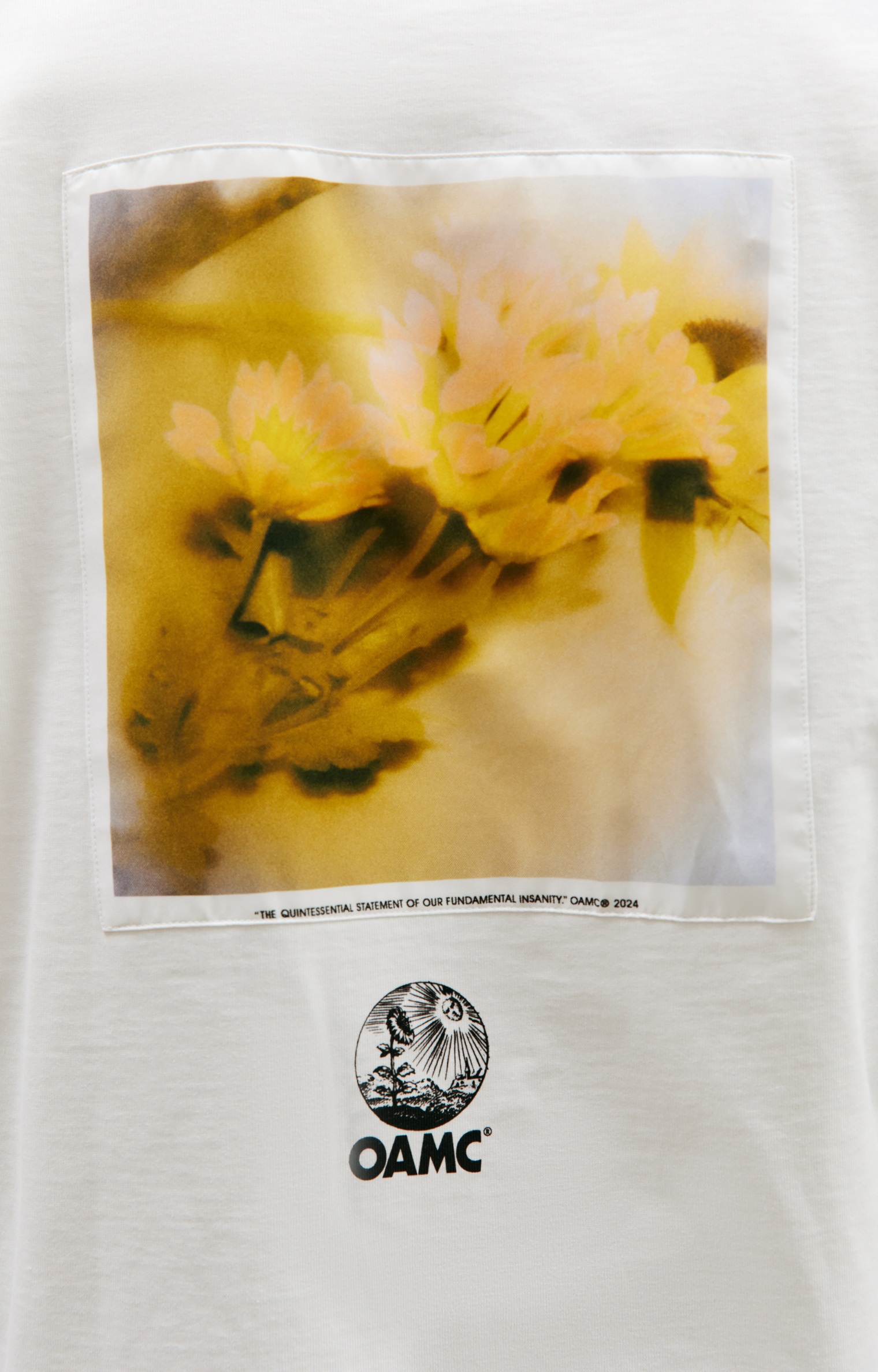 OAMC T-shirt with silk patch