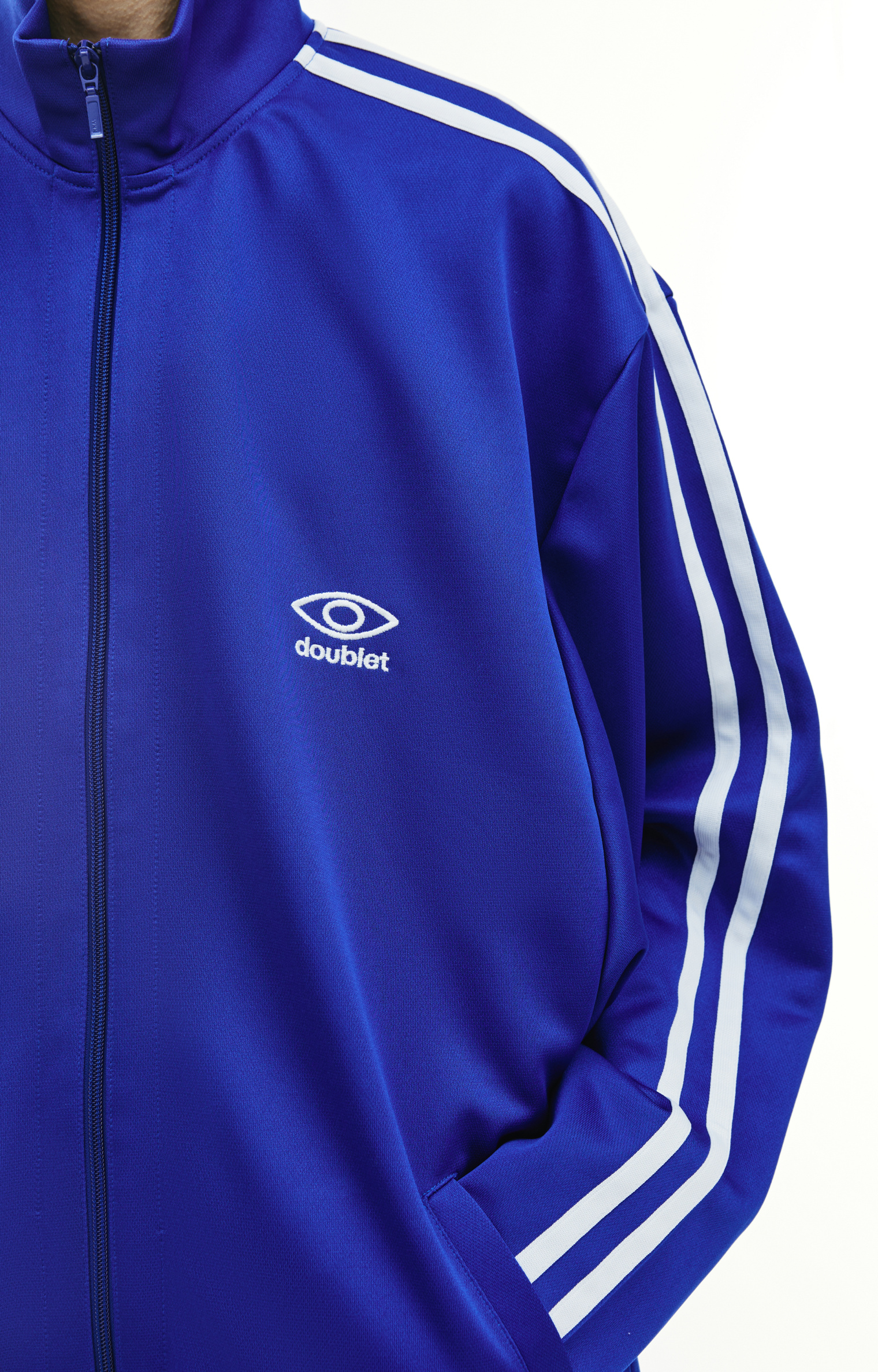 Doublet Blue Invisible Track Jacket