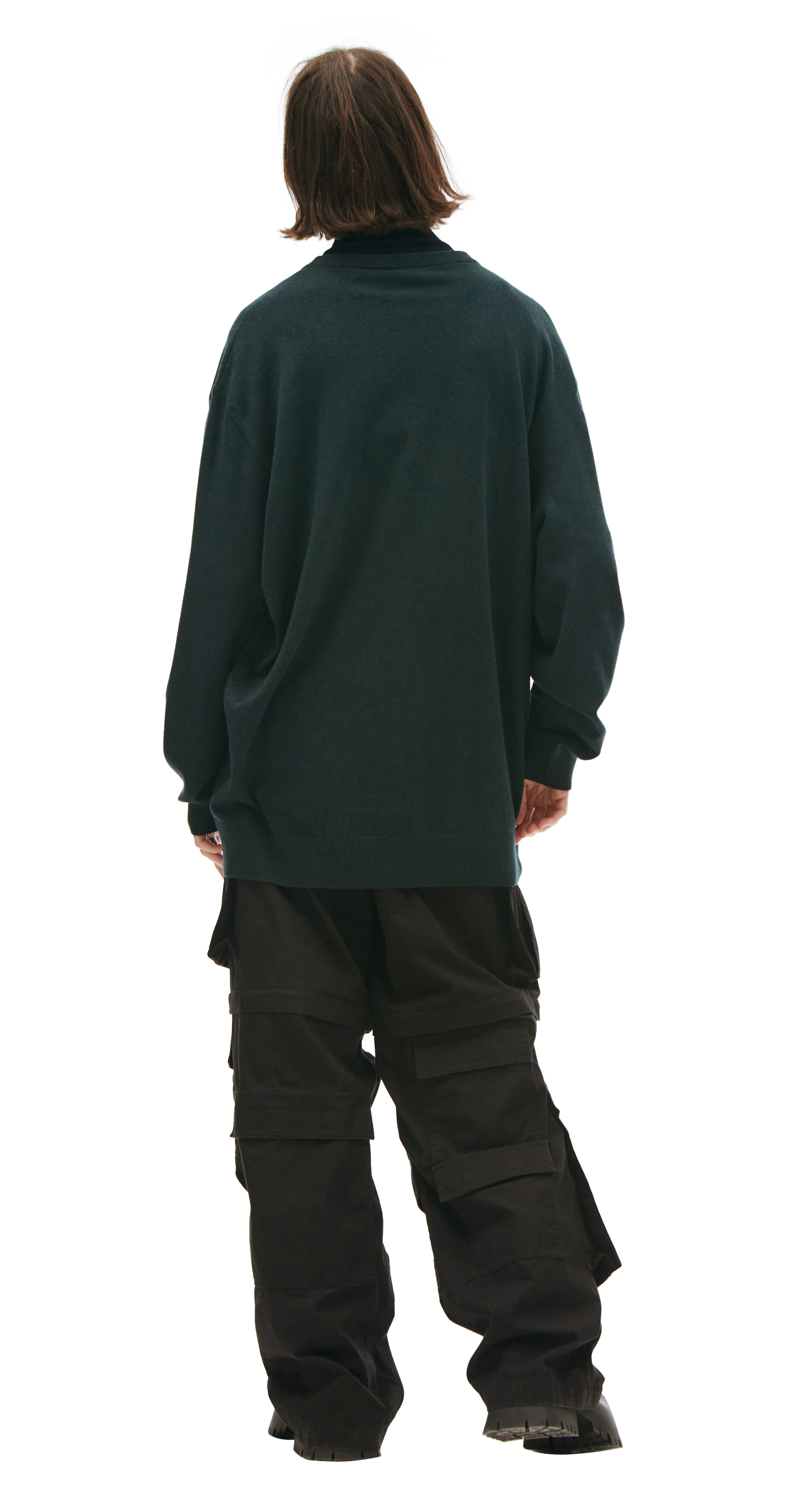 Balenciaga Oversized Cashmere V-Neck