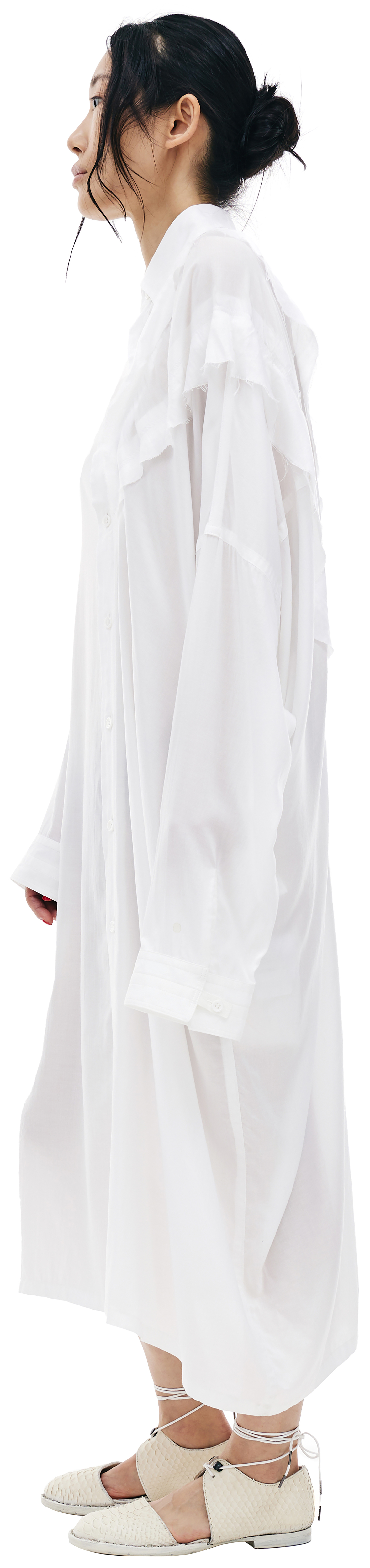 Yohji Yamamoto White Shirt Dress