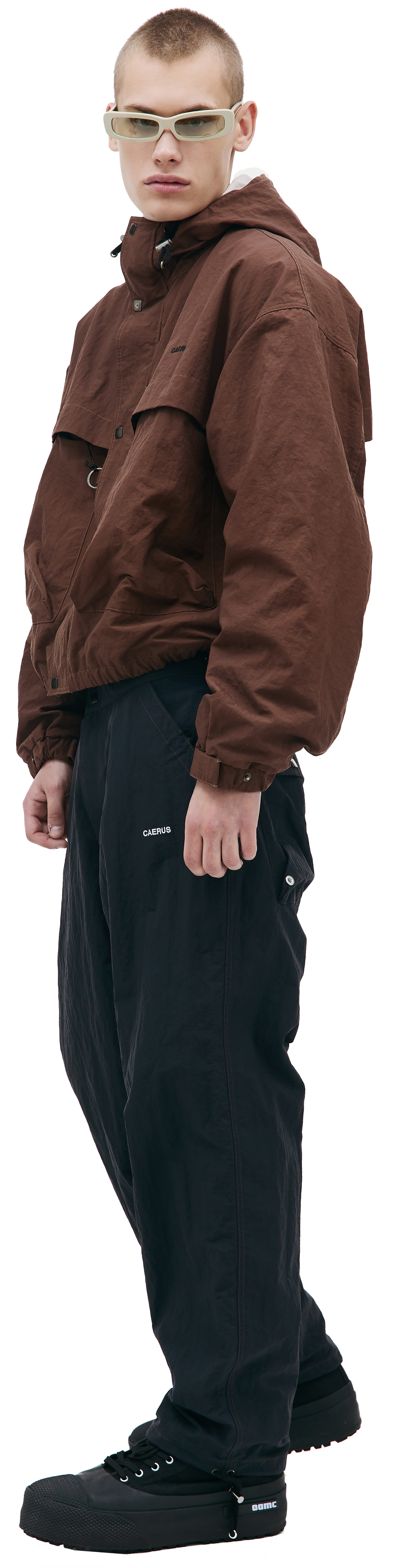 CAERUS Nylon jacket with embroidery