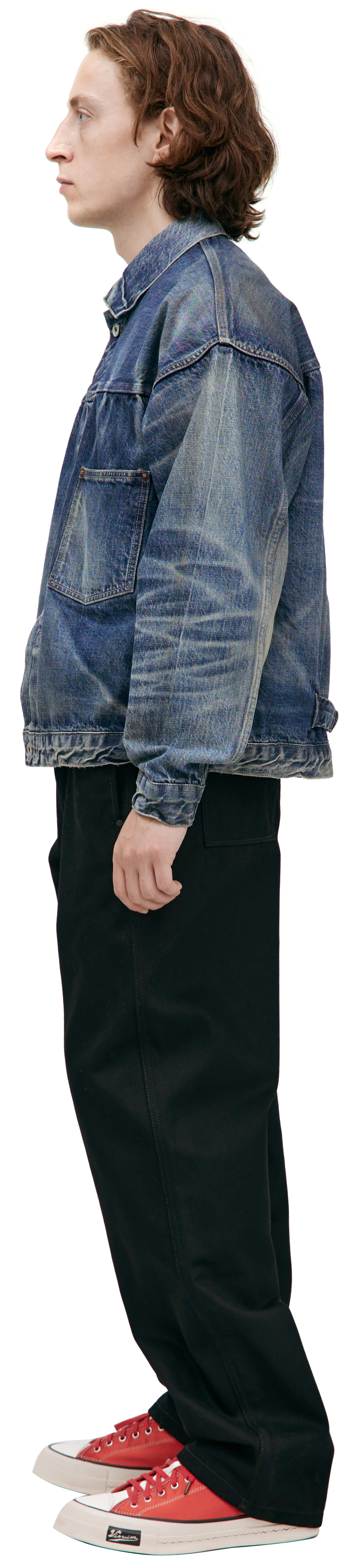 Saint Mxxxxxx Denim jacket with buttons