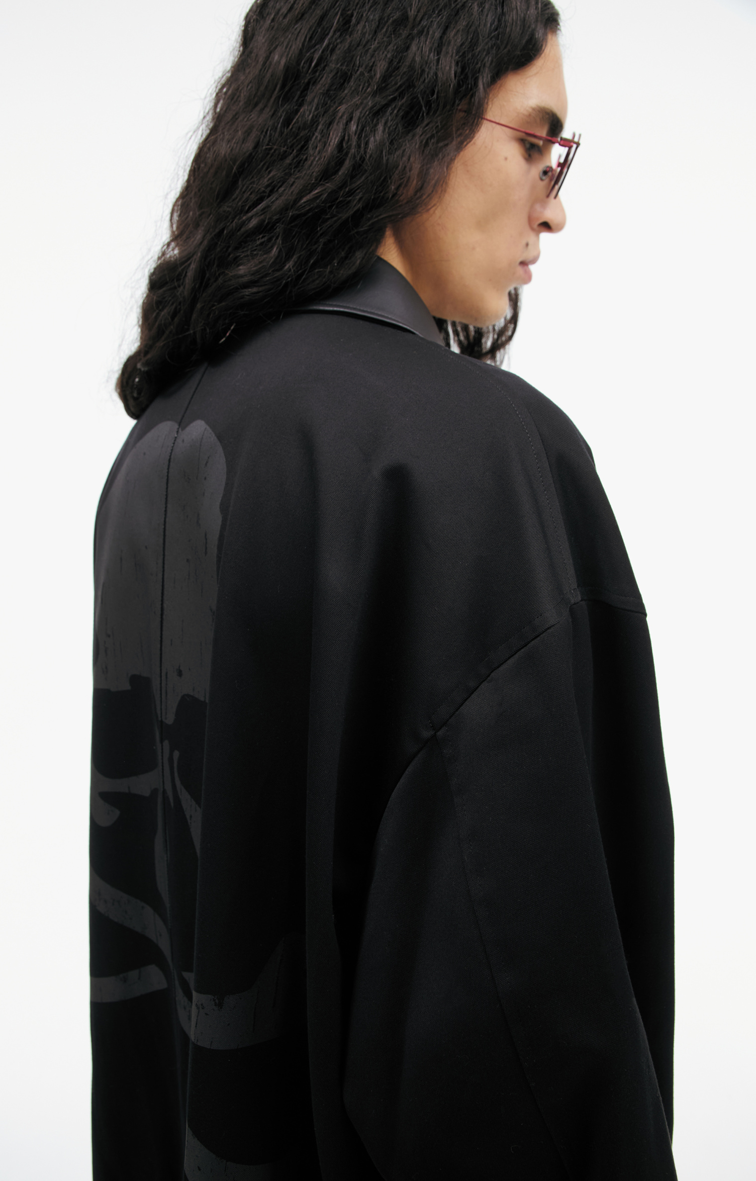 Buy Mastermind WORLD men black coat with logo for $4,110 online on