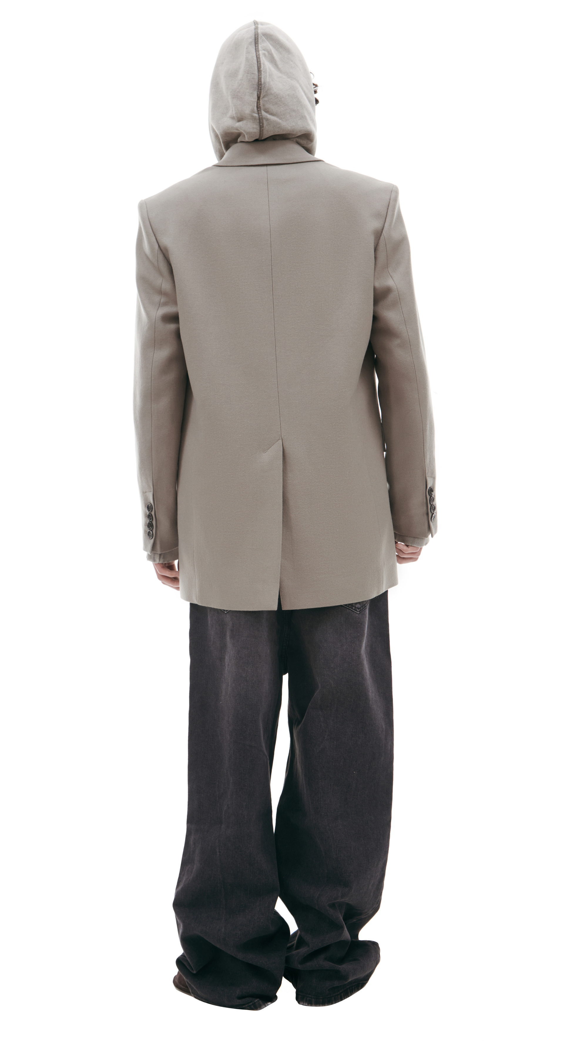 AMI PARIS Double-breasted cotton blazer