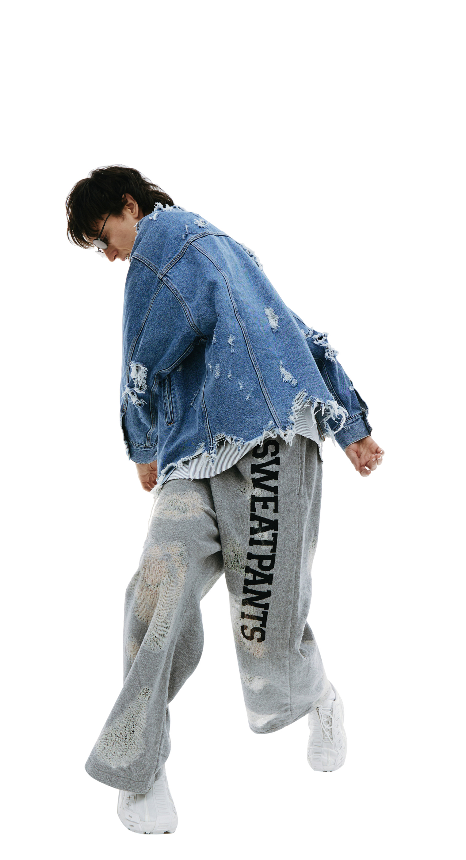 Doublet Distressed denim jacket