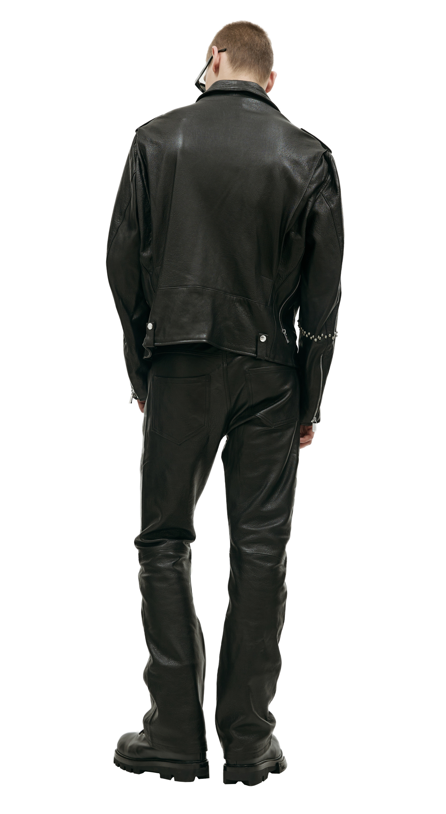 Enfants Riches Deprimes Black leather jacket