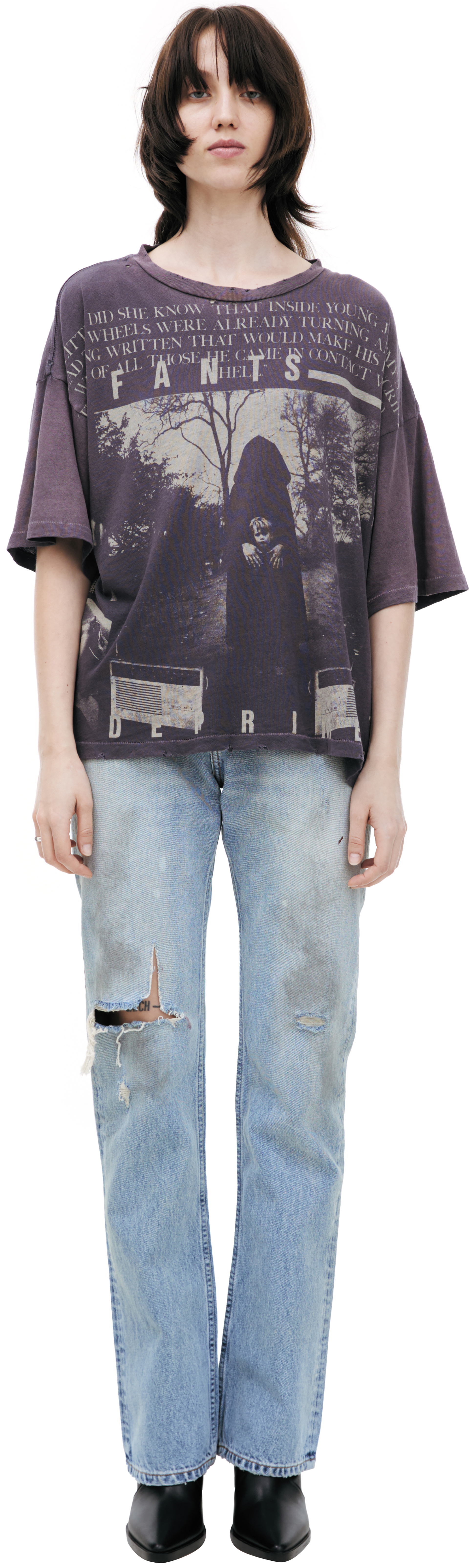 Enfants Riches Déprimés Dark grey print t-shirt