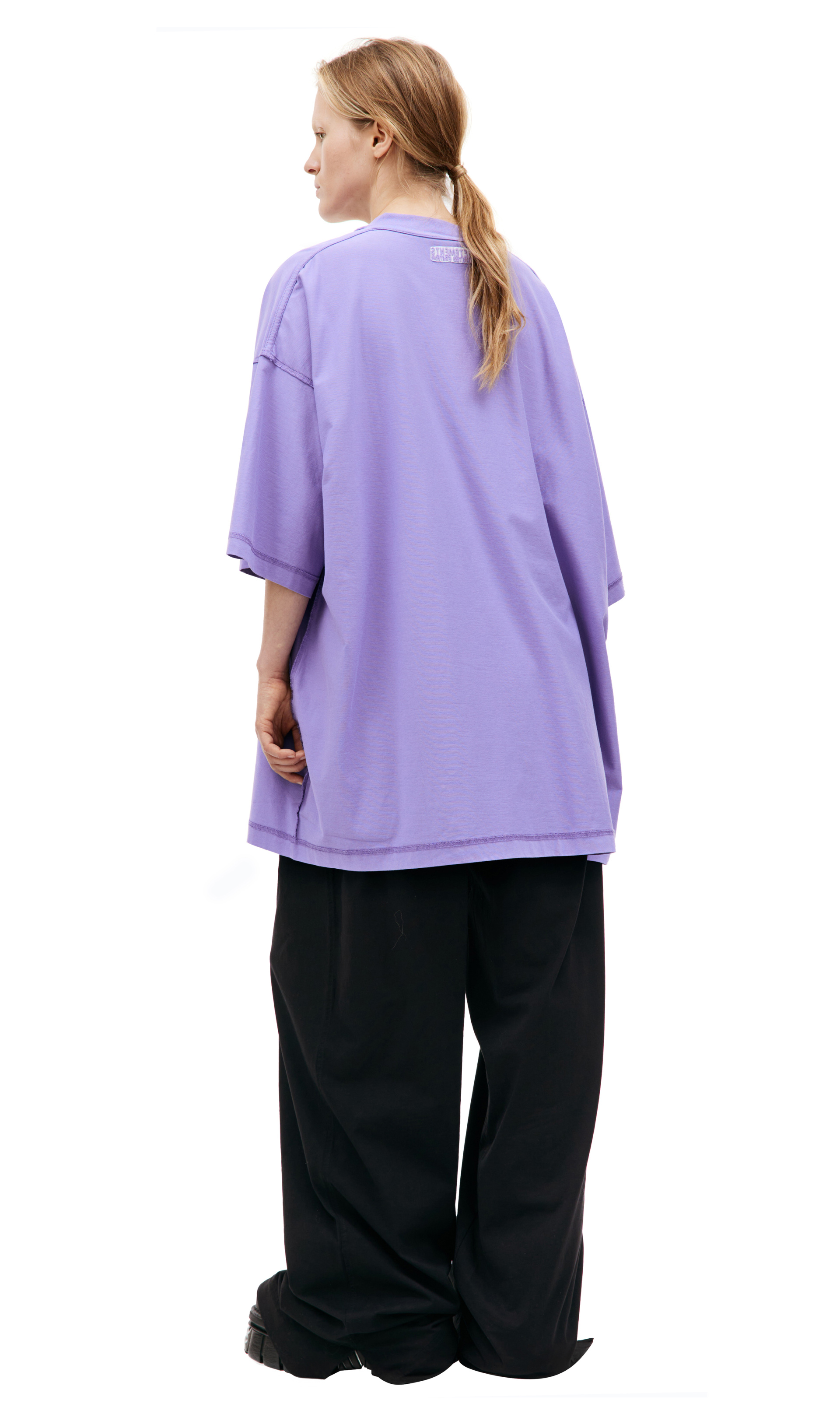 VETEMENTS Oversized inside-out t-shirt
