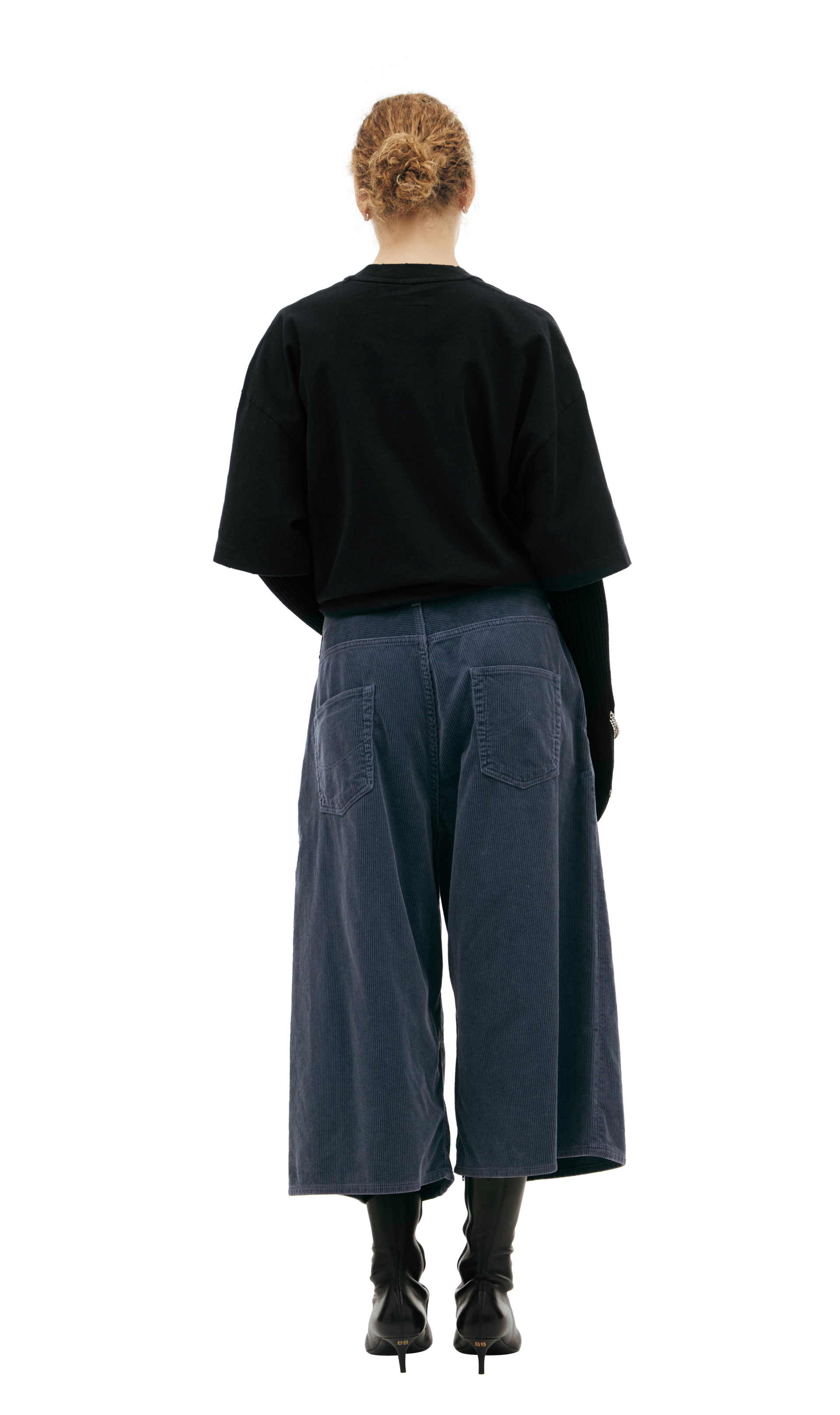 Doublet Cropped print trousers