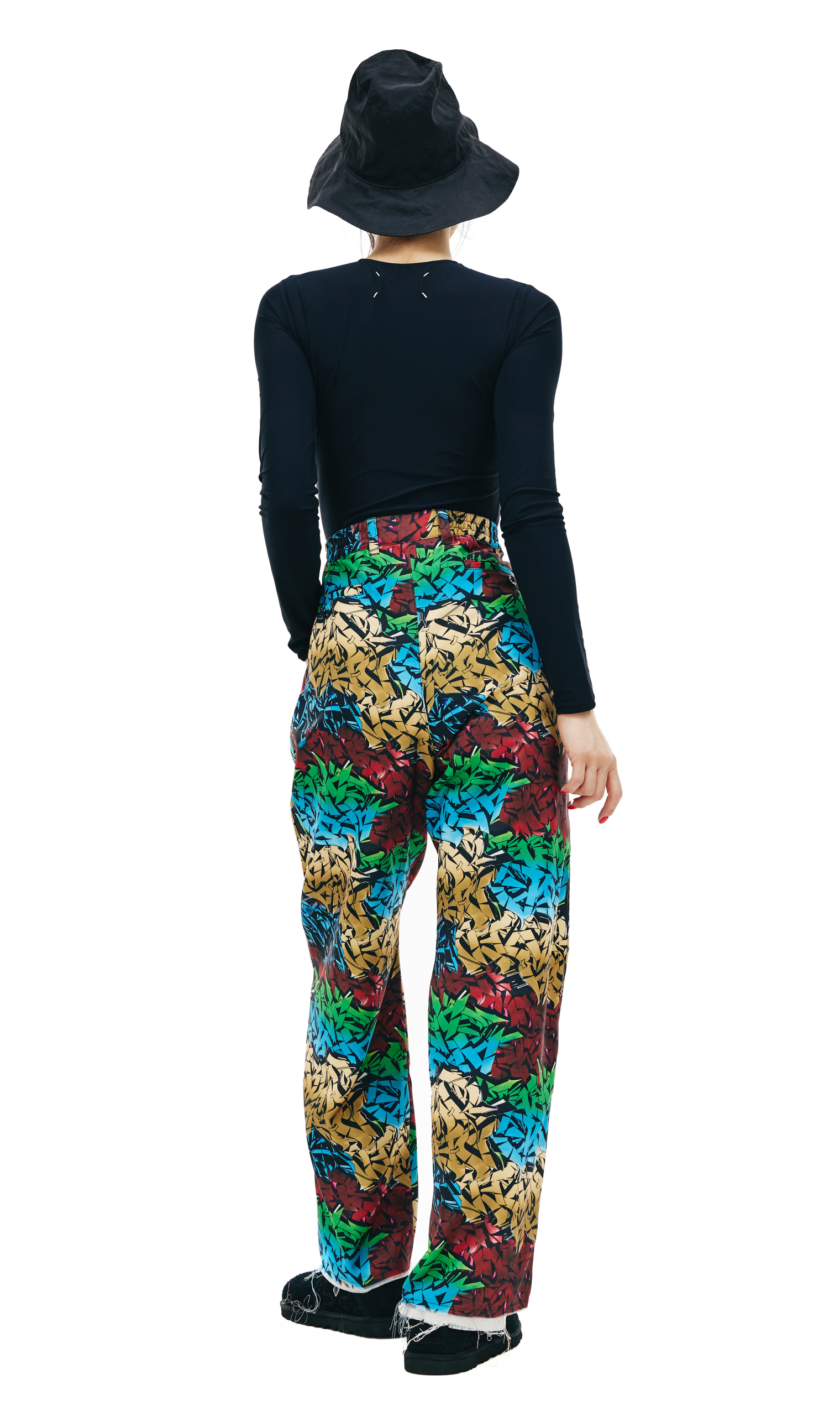 Children of the discordance Personal data printed trousers