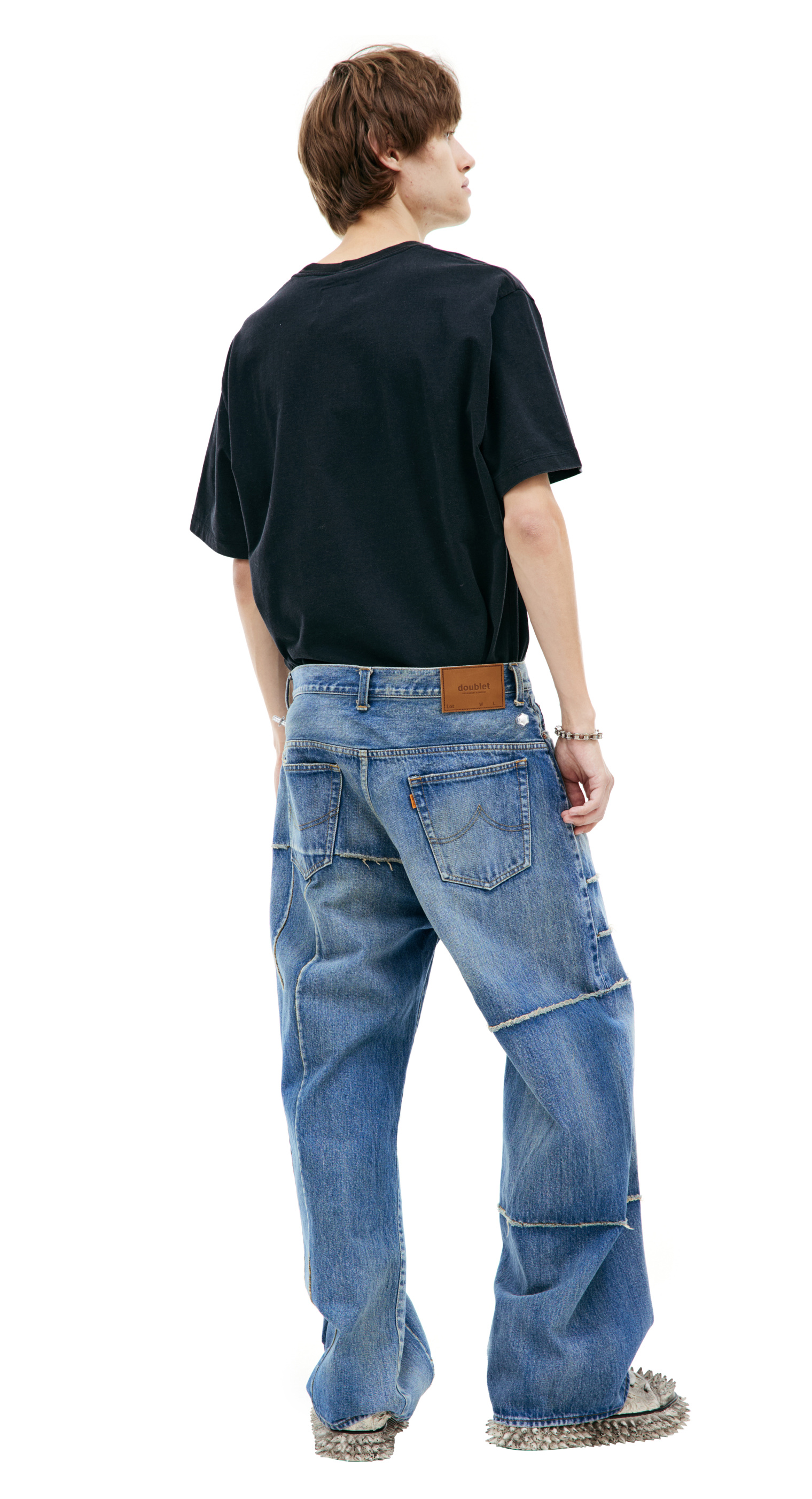 Doublet Blue jeans with seams