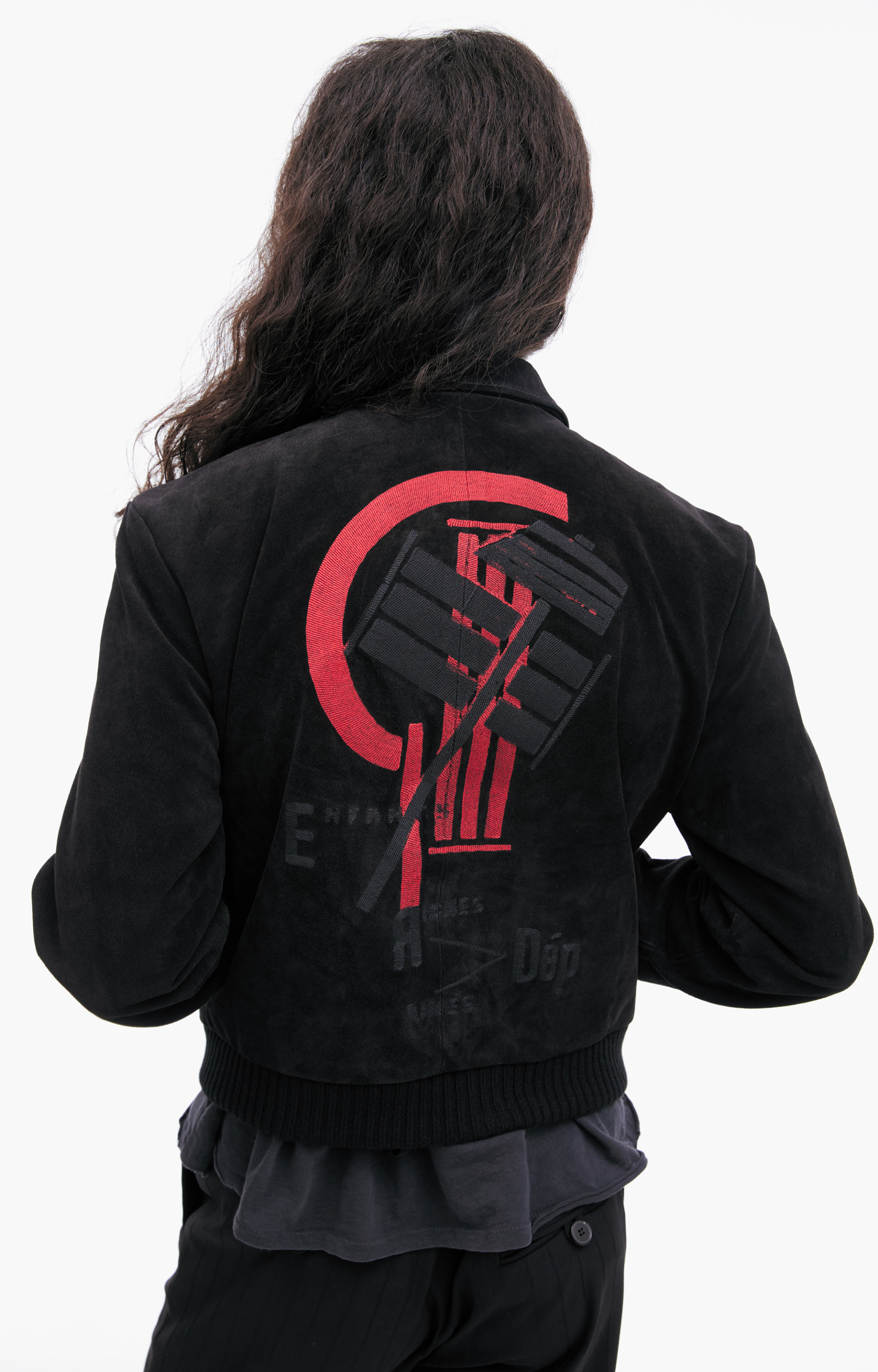 Enfants Riches Déprimés Suede Bomber Jacket