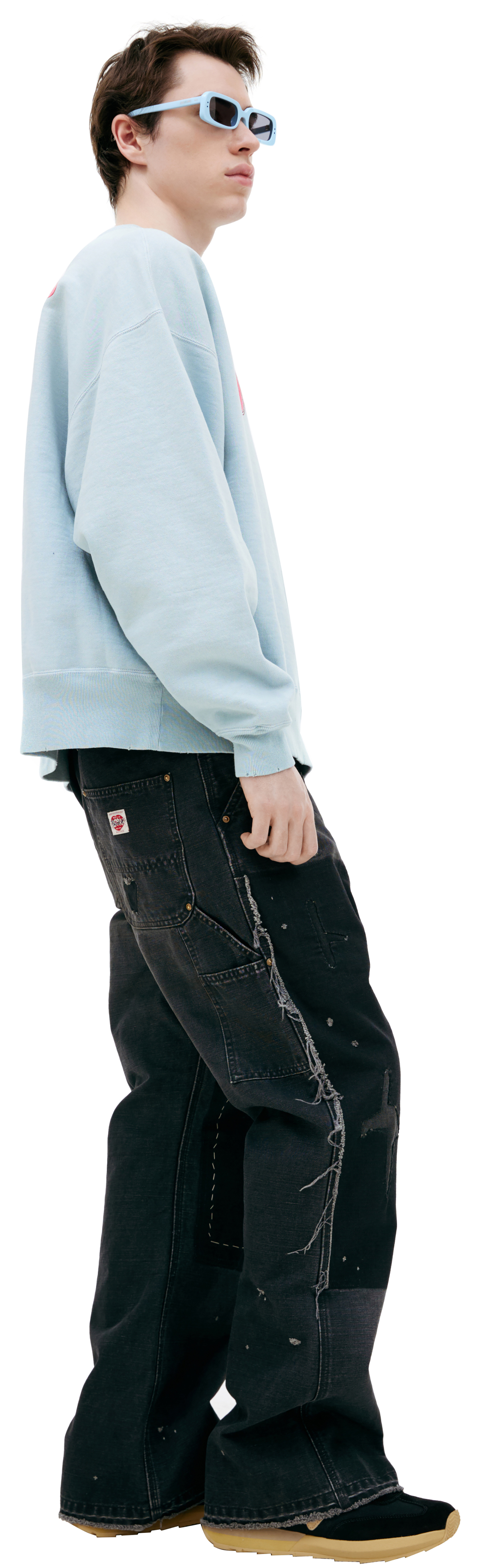 Saint Mxxxxxx \'Hard\' print sweatshirt