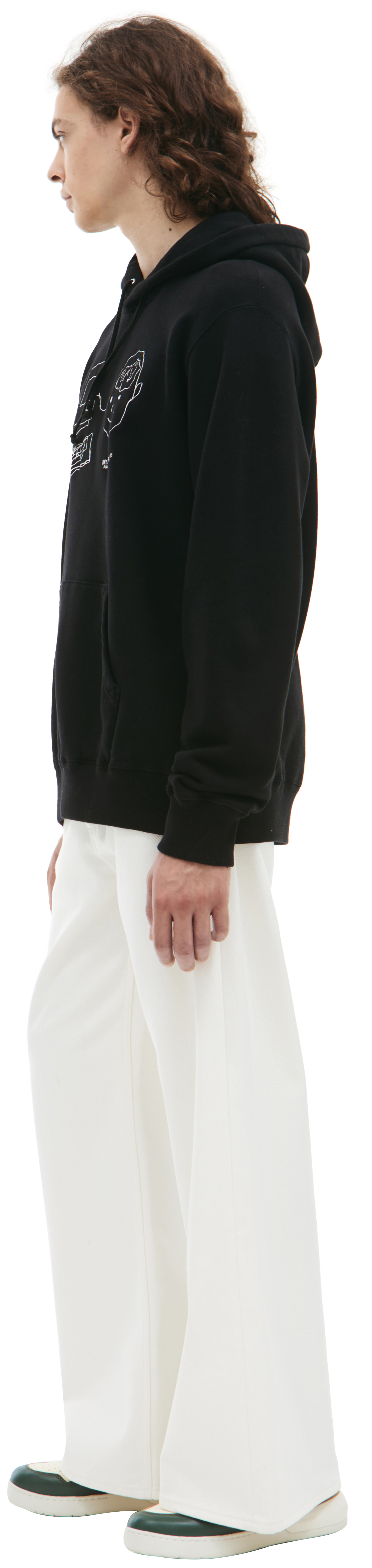 Undercover Black print hoodie