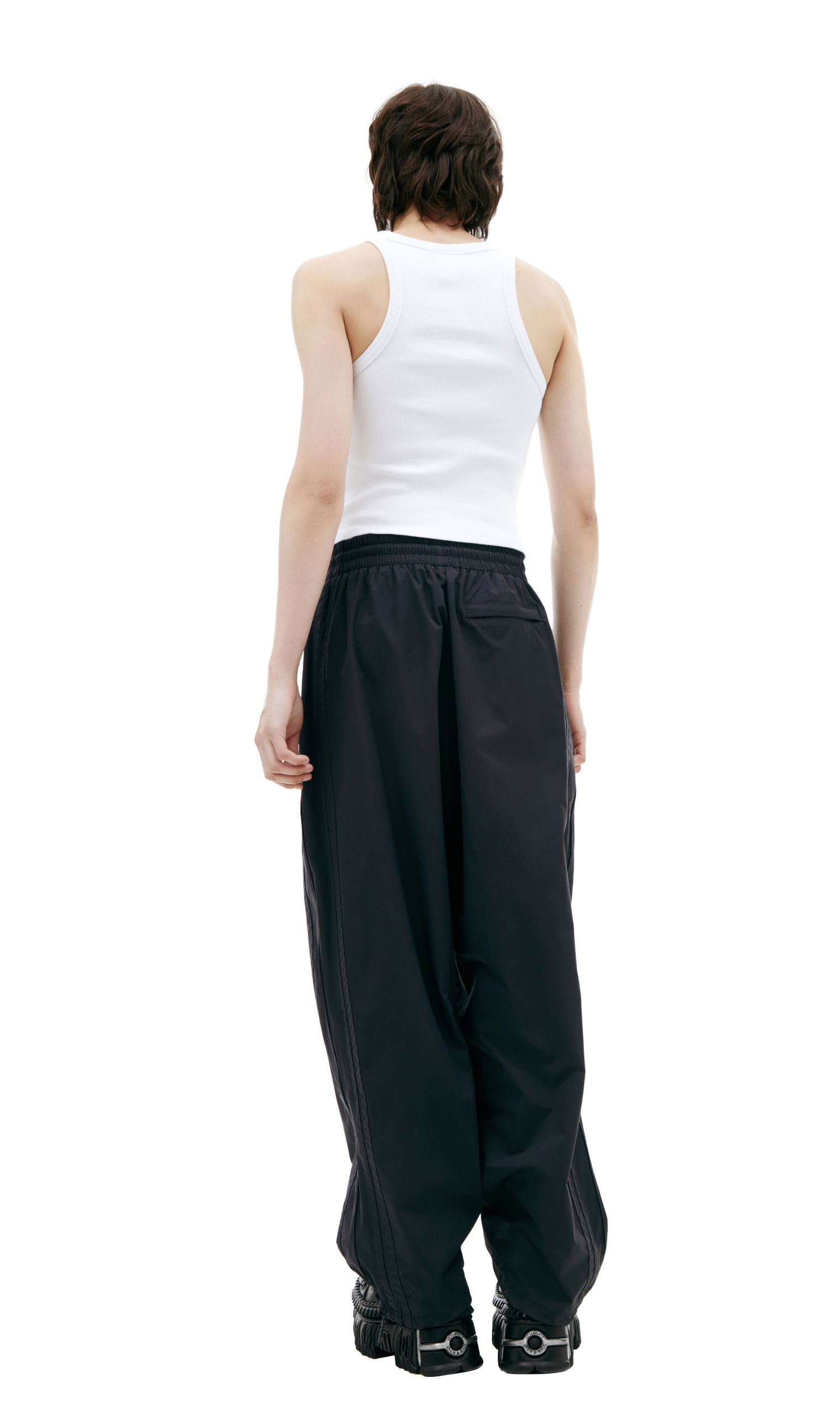 VETEMENTS Black logo trousers