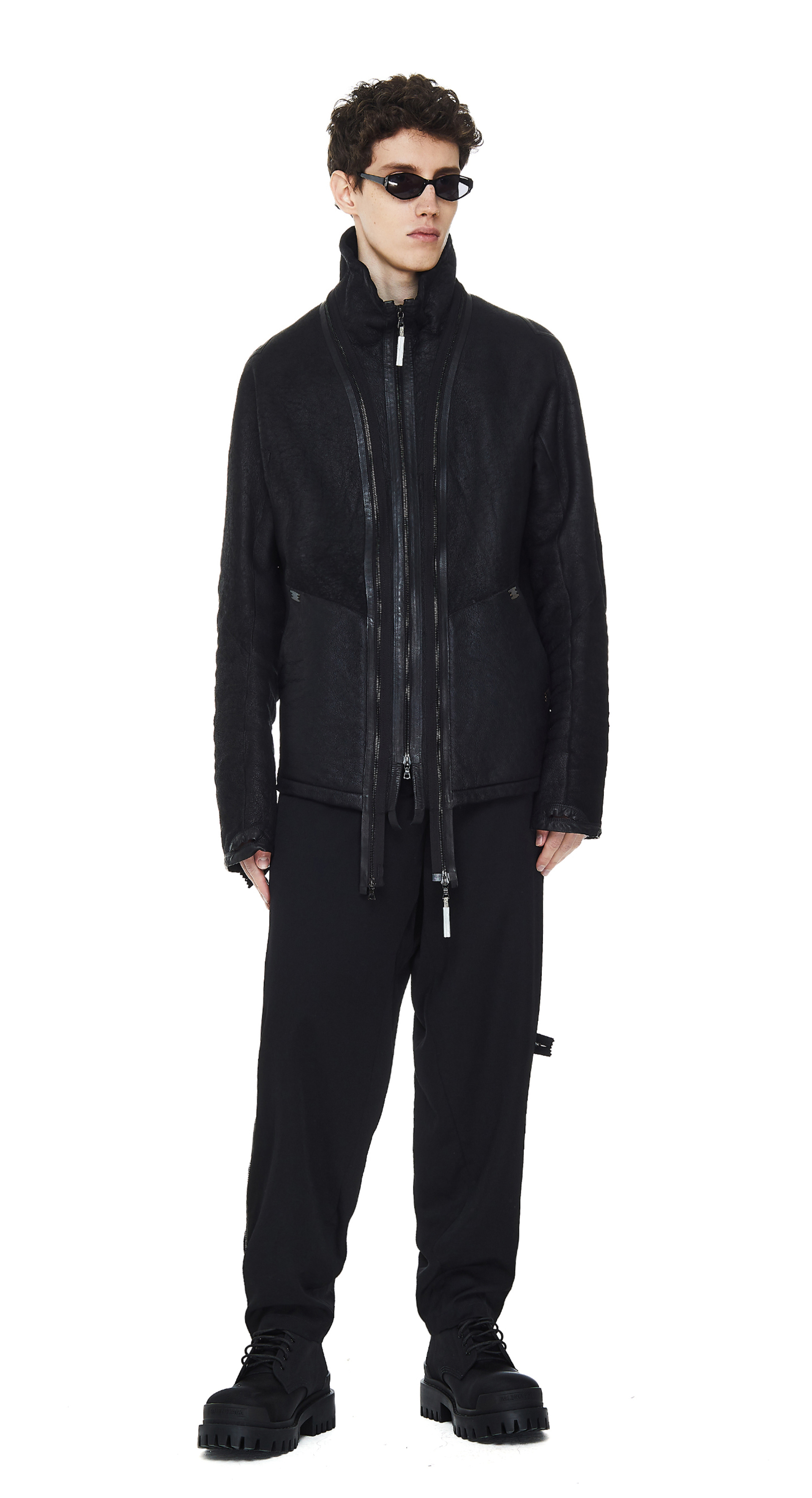 Isaac Sellam Les Deux Leather Coat