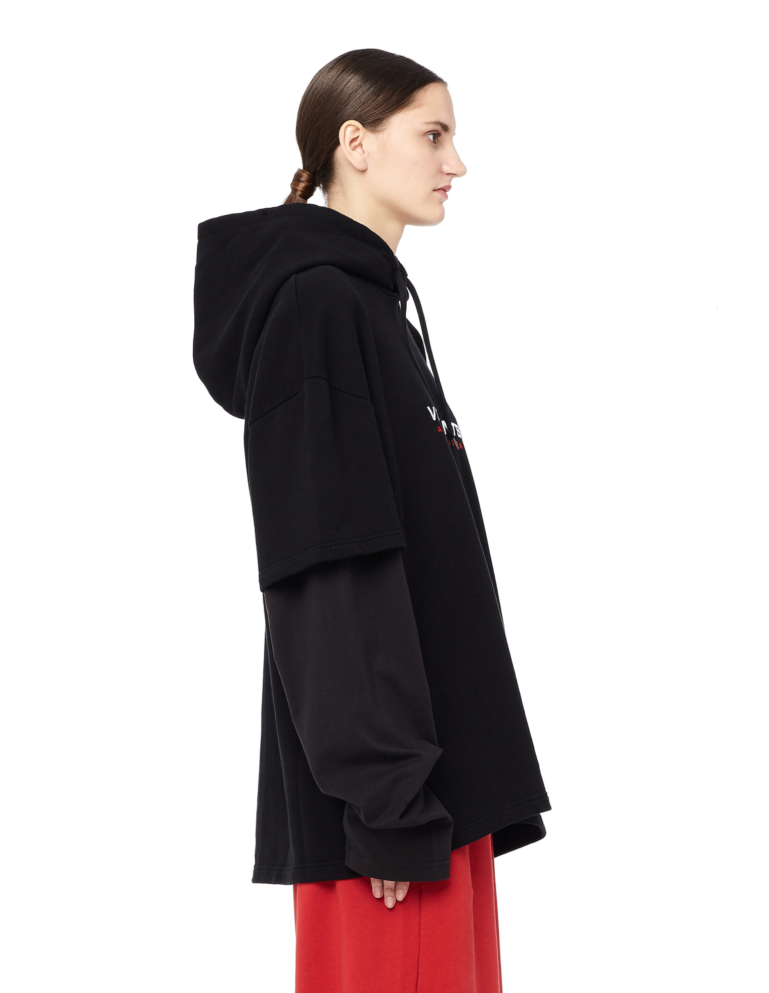 VETEMENTS Double-layered Cotton Hoodie