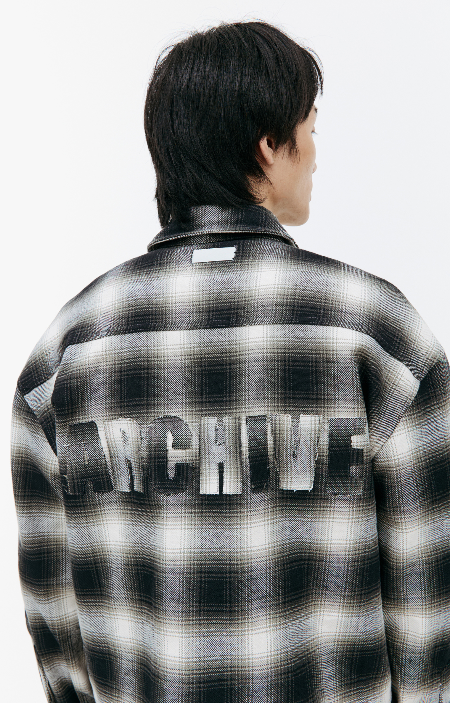 B1ARCHIVE Checkered logo shirt