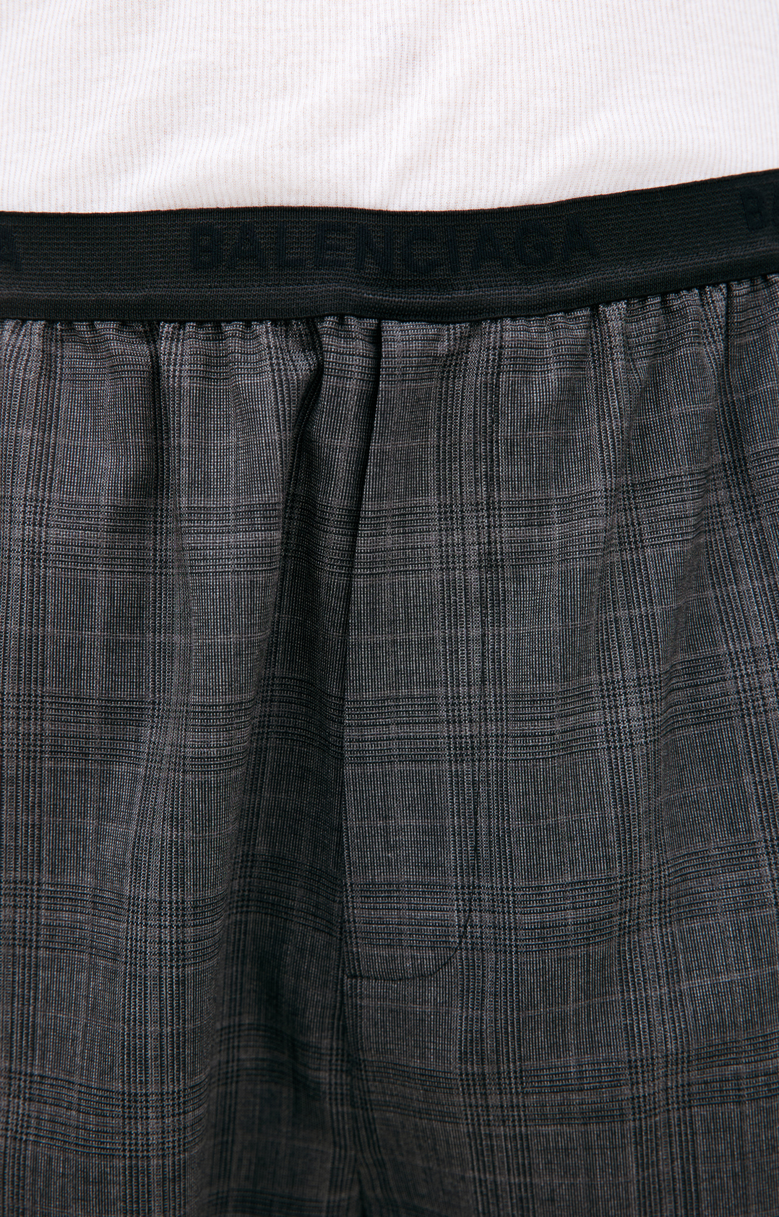 Balenciaga Wool plaid trousers