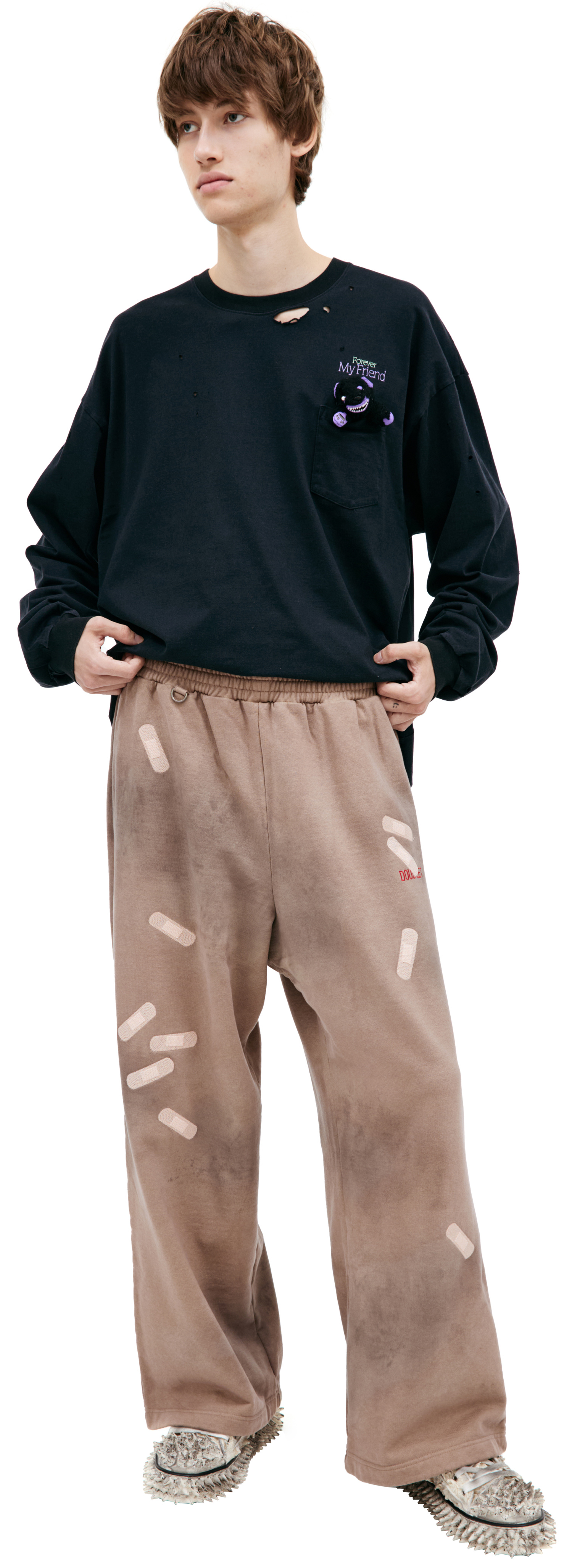 Doublet Dirt effect sweatpants