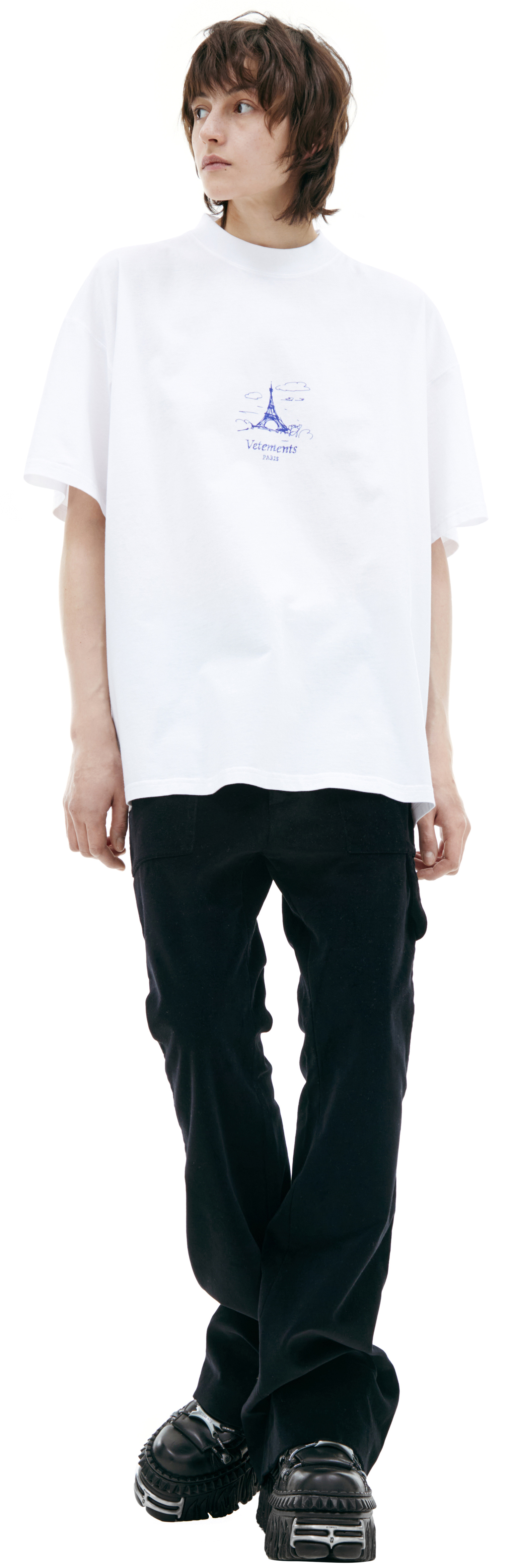 VETEMENTS White print T-shirt