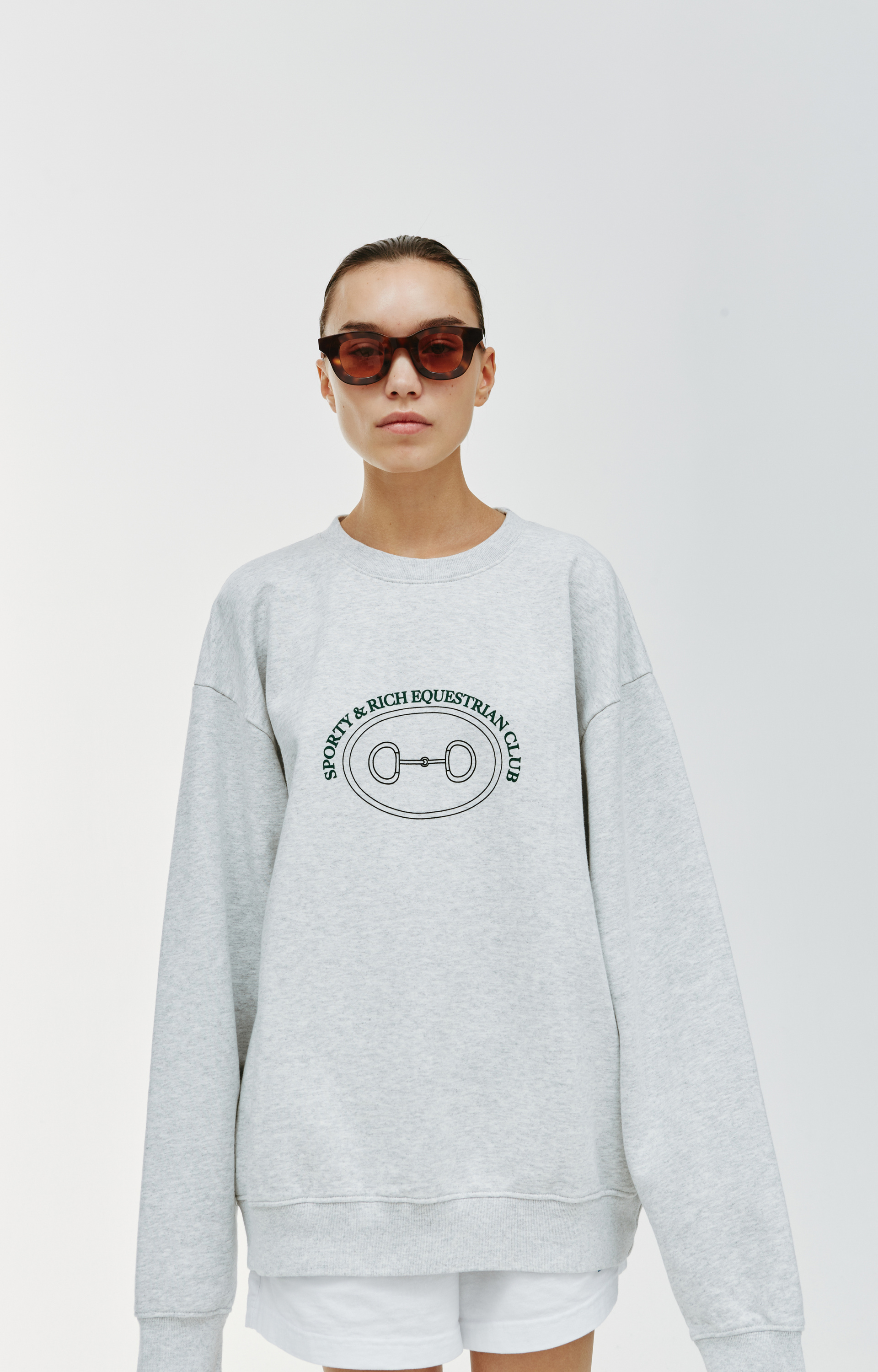 SPORTY & RICH Equestrian club sweatshirt