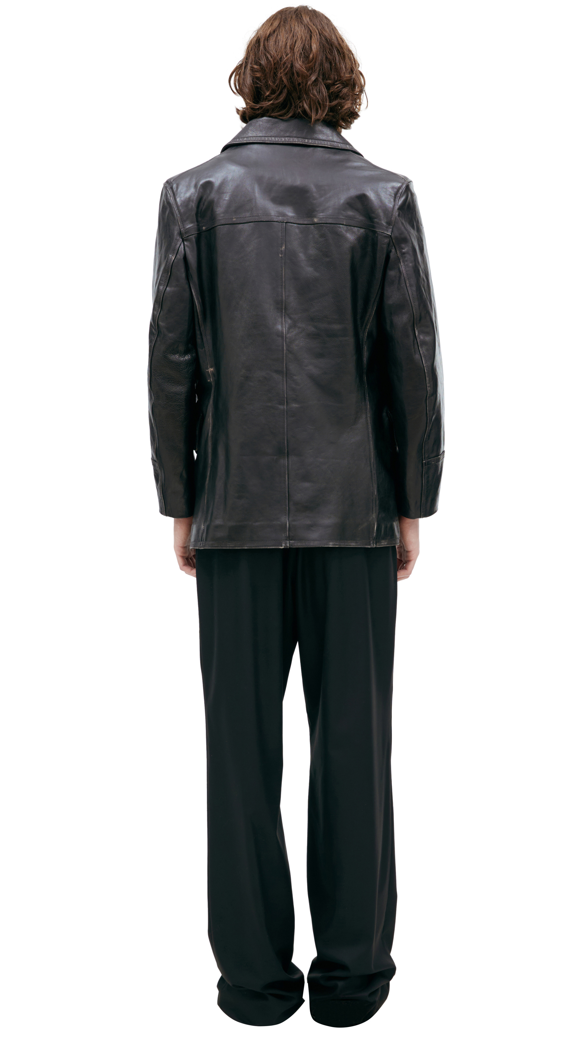 Enfants Riches Déprimés Double-breasted leather jacket