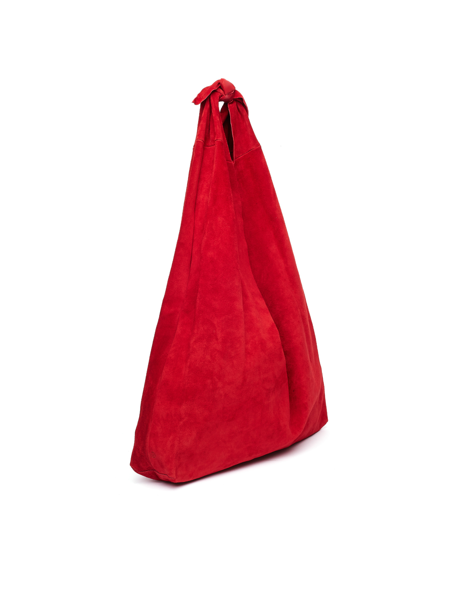 The Row Красная замшевая сумка Bindle