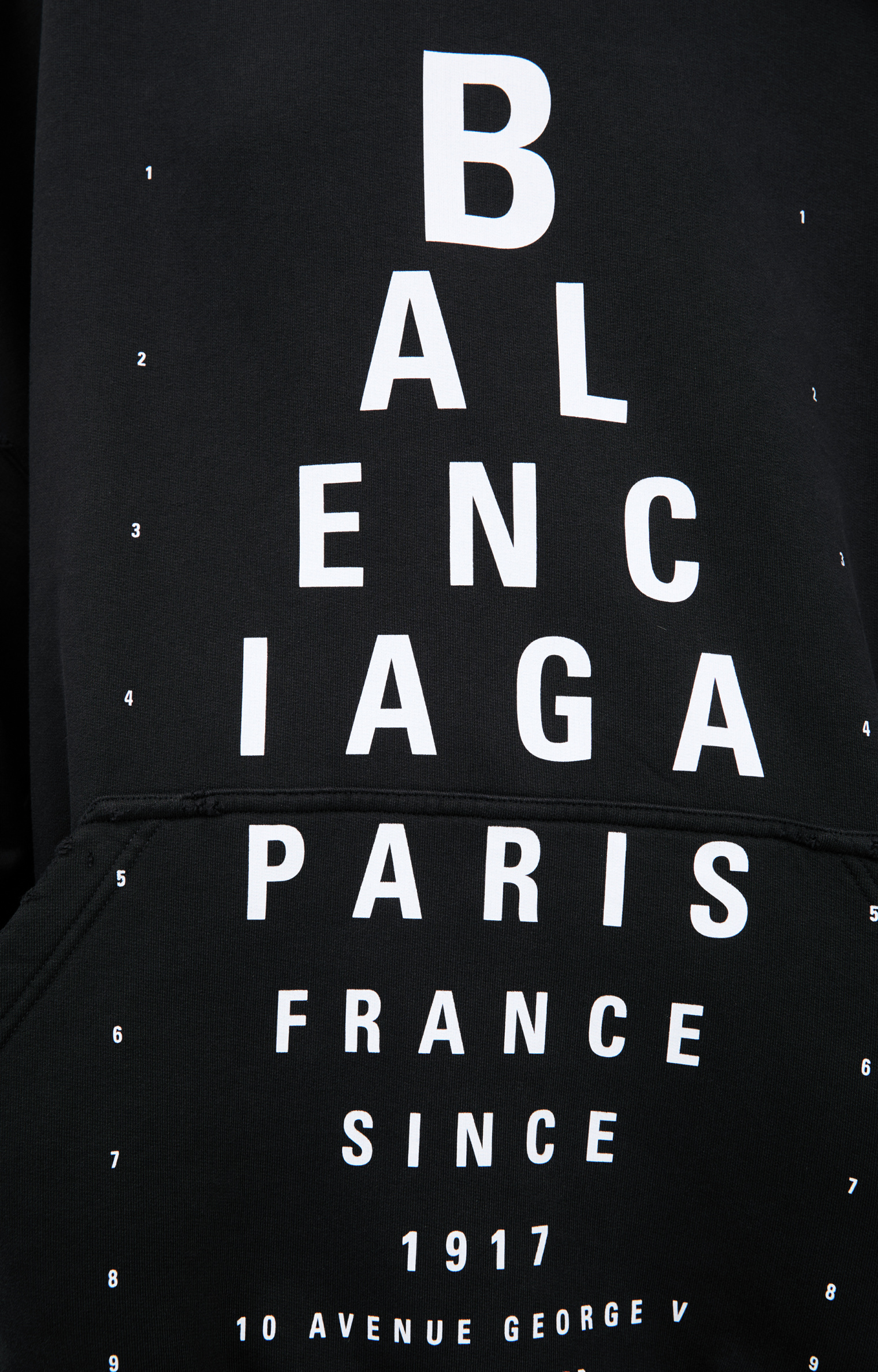 Balenciaga Dark grey logo hoodie
