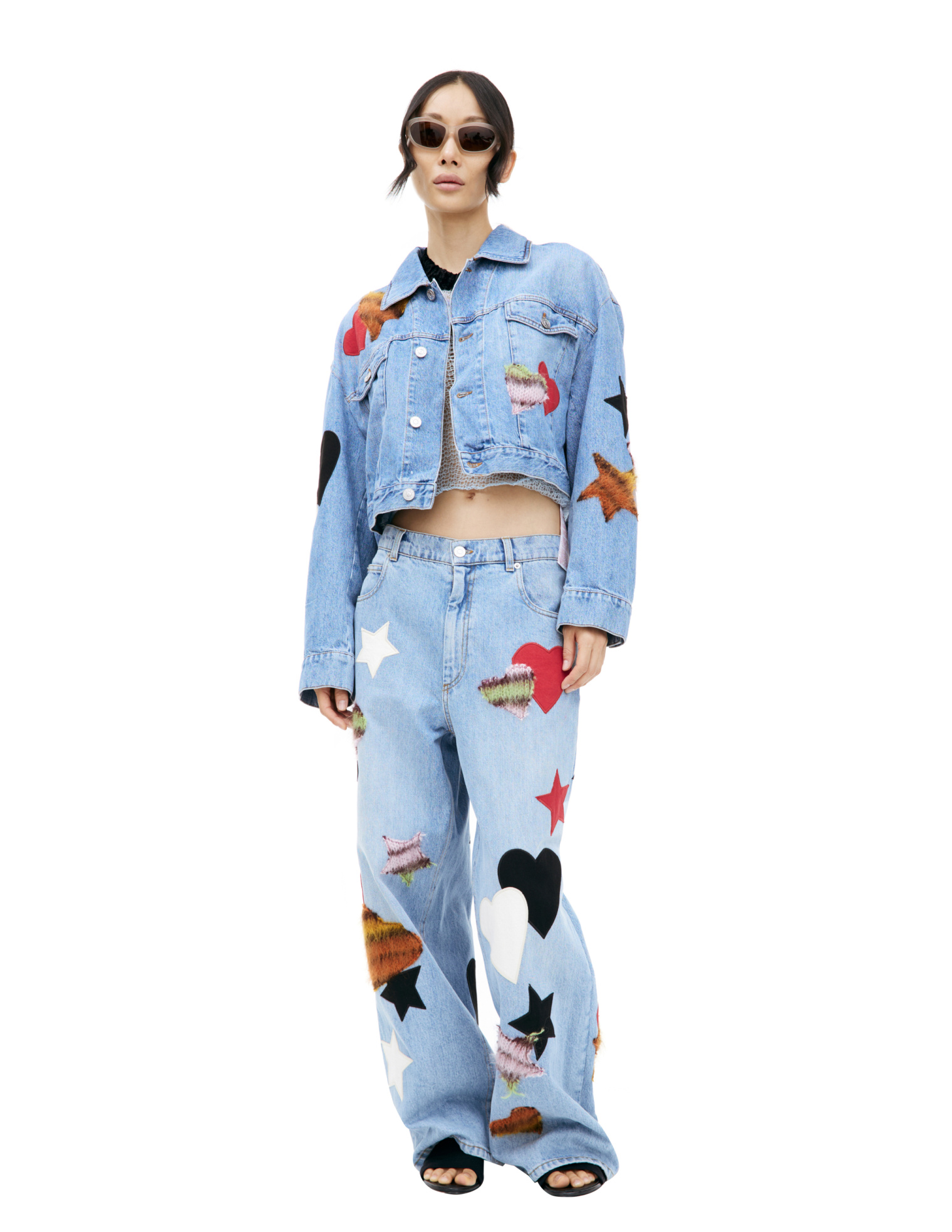 Marni Denim jacket with patches
