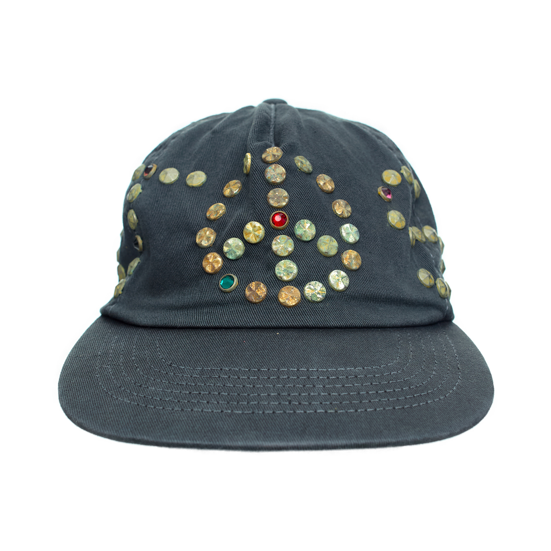 Satoshi Nakamoto Black cap with rivets
