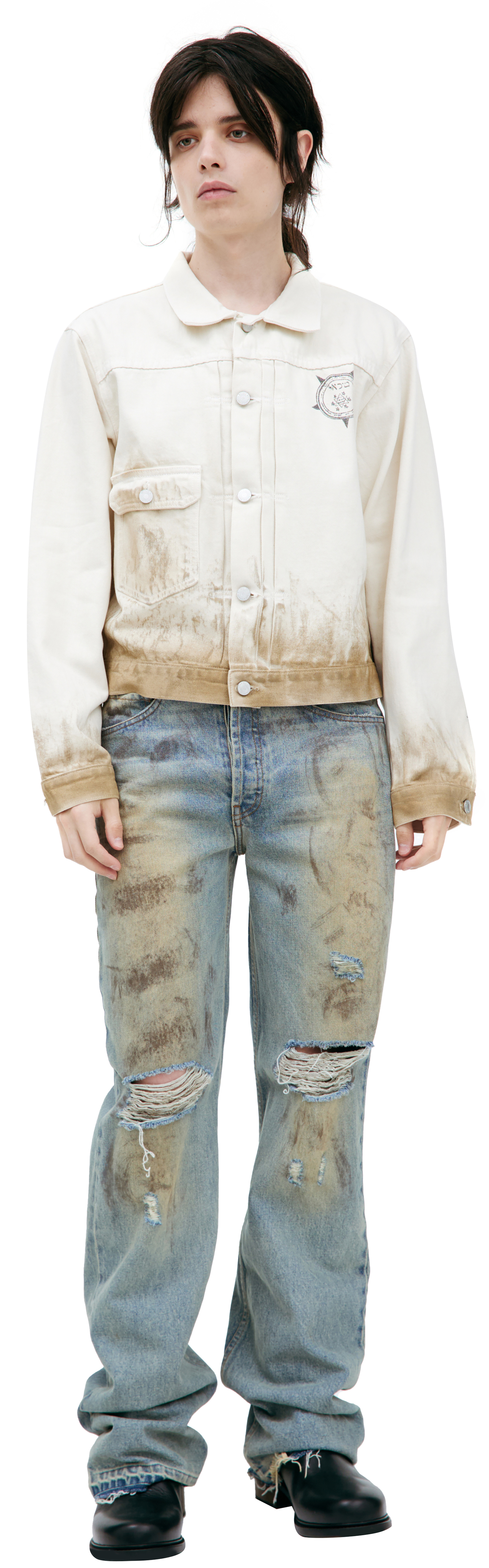 Enfants Riches Déprimés Printed denim jacket