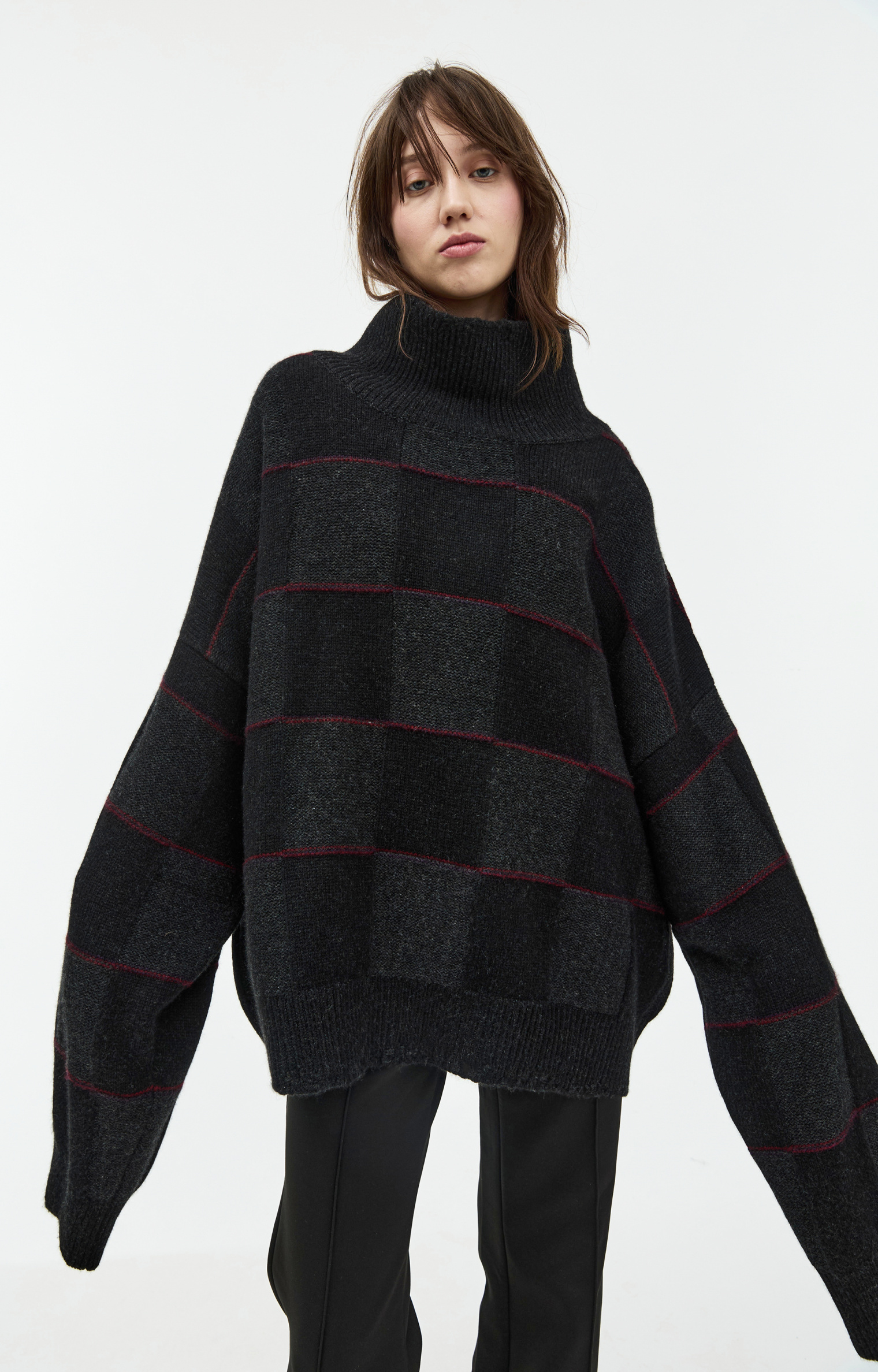 Enfants Riches Deprimes Cashmere plaid sweater